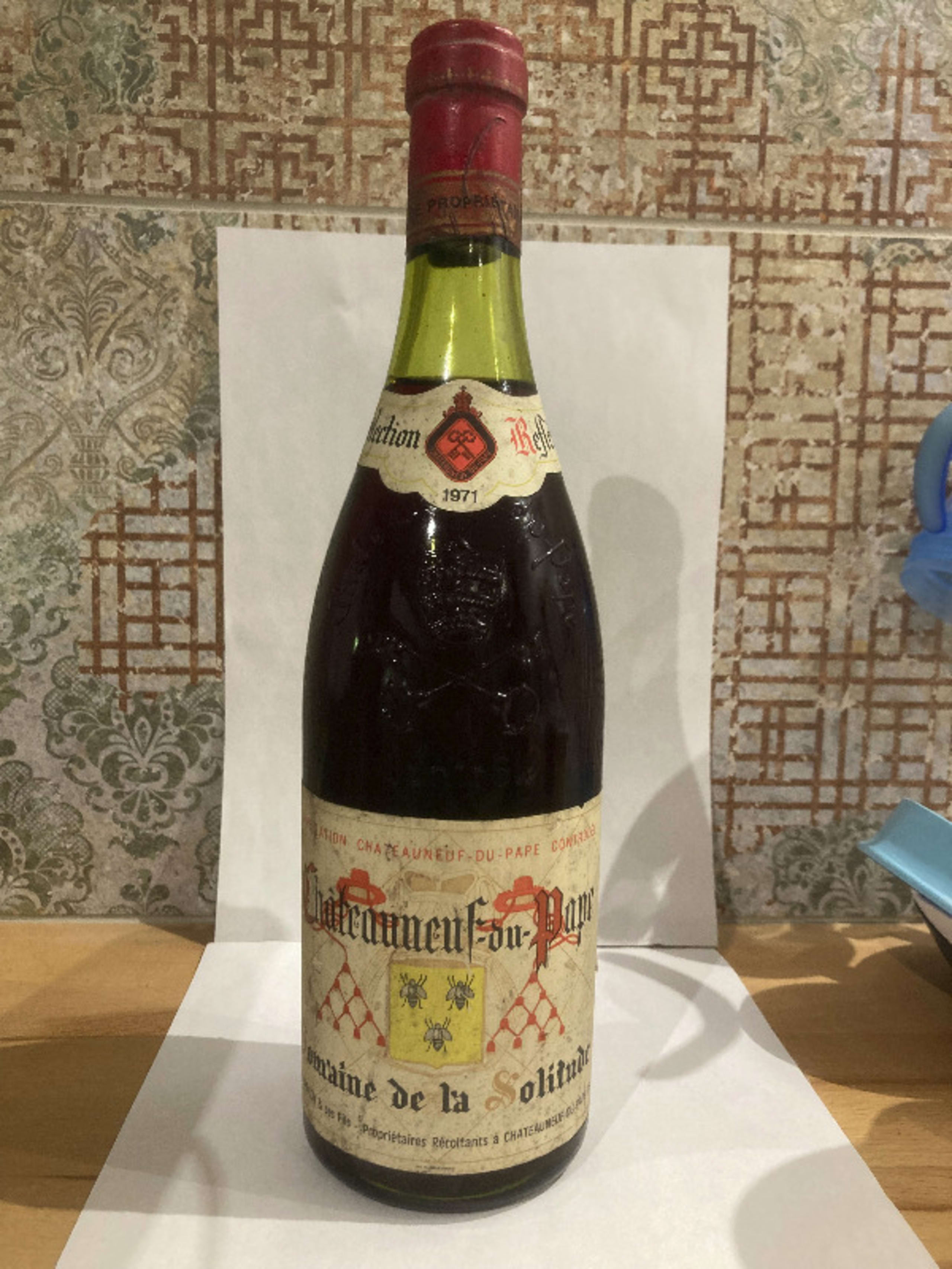 Châteauneuf-du-Pape, domaine de la solitude, 1971