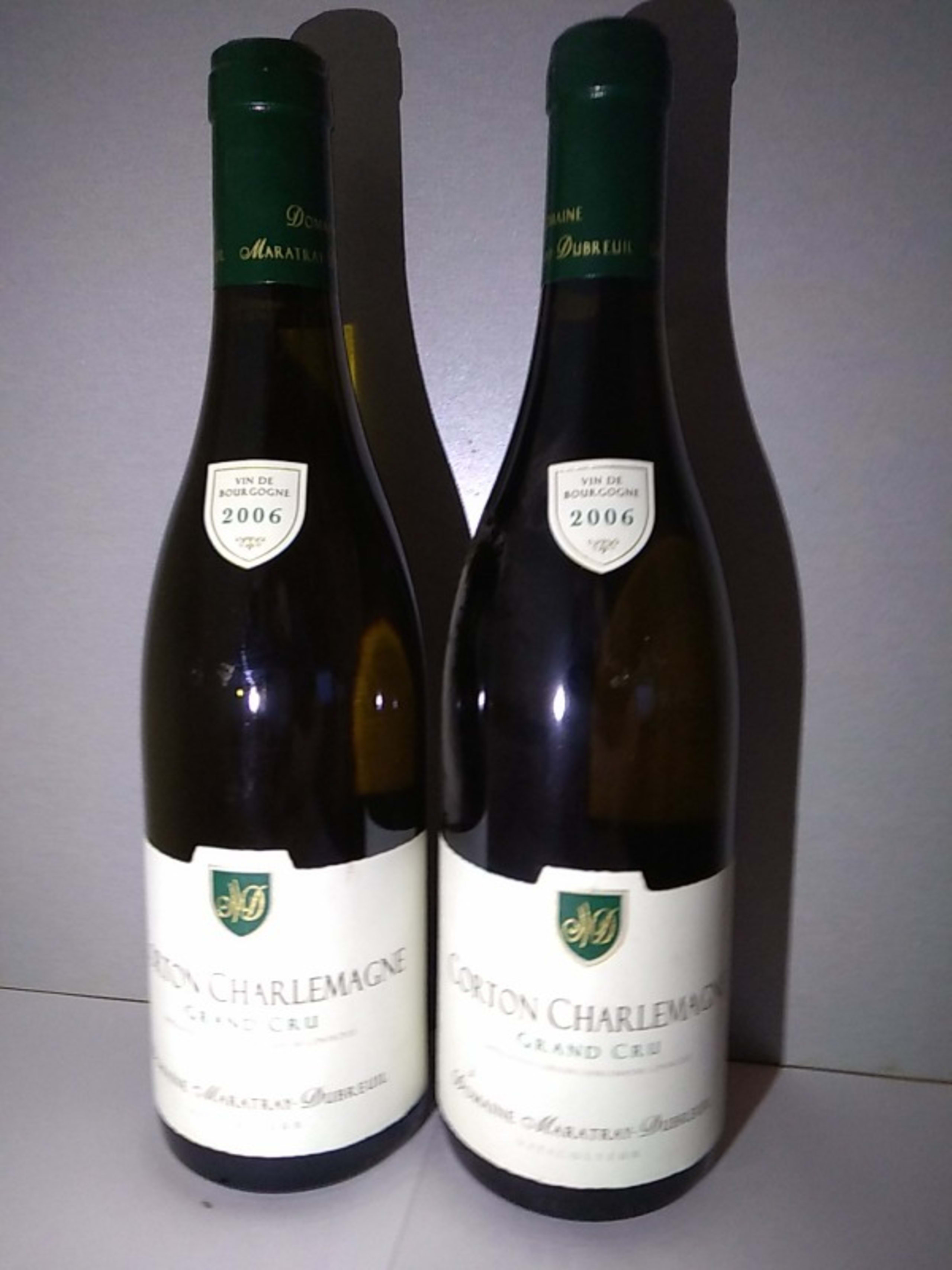 2 x Corton-Charlemagne, Maratray Dubreuil, 2006