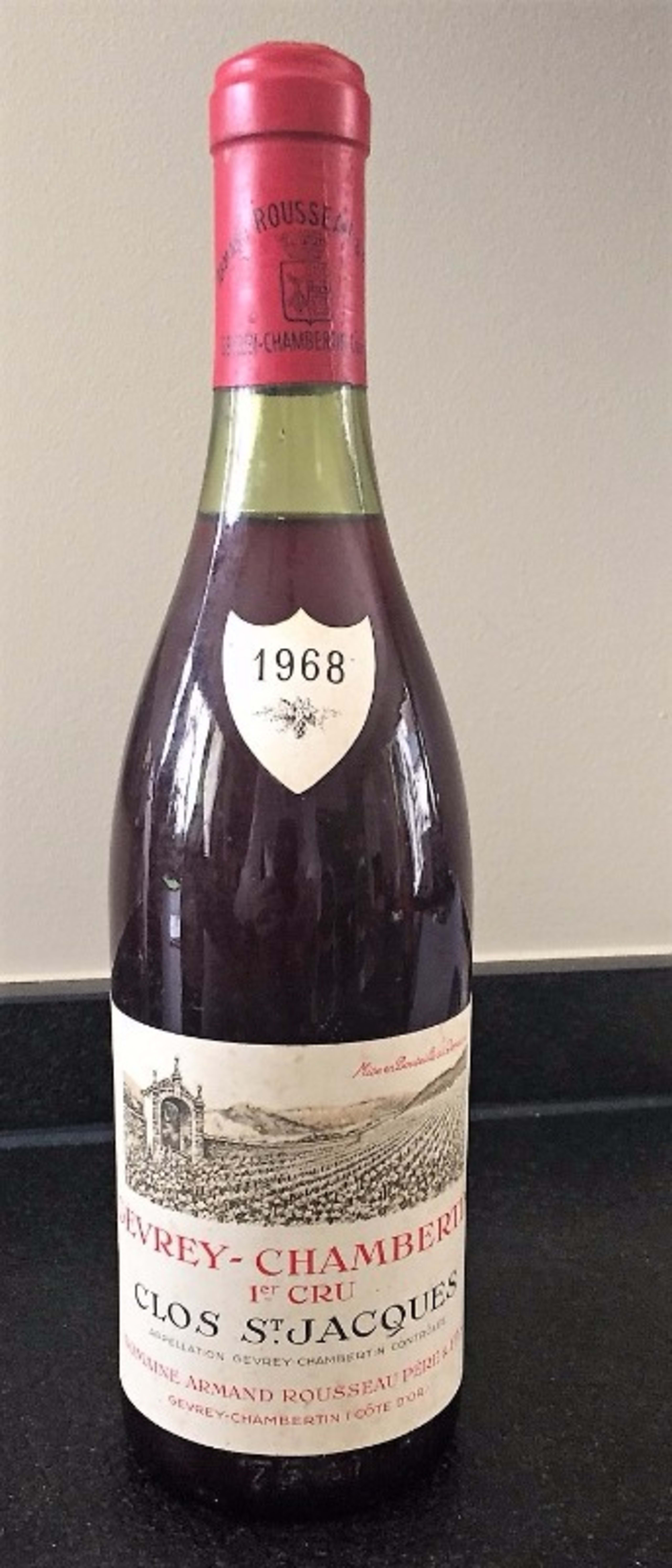 Gevrey-Chambertin, Clos saint-Jaques, Armand Rousseau, 1968