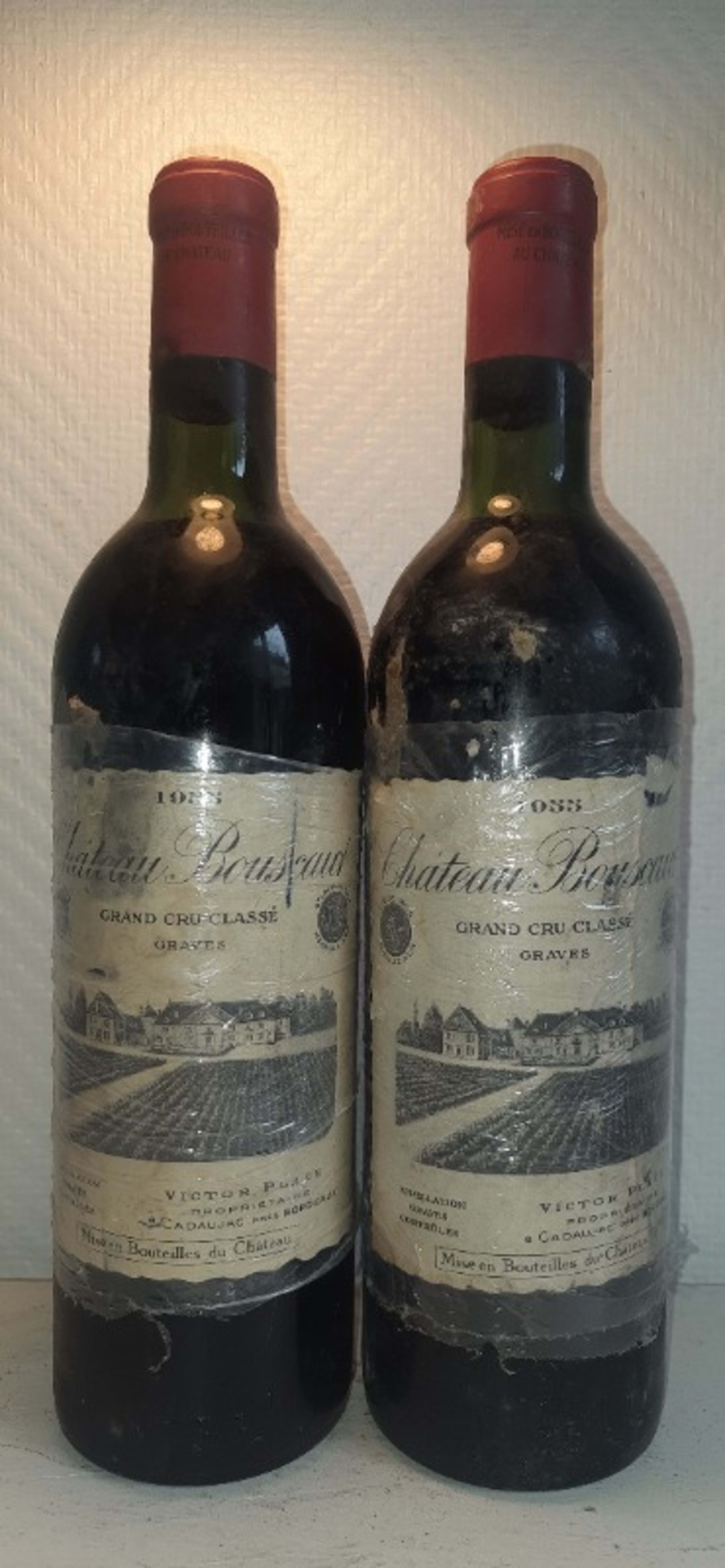 2 x Château Bouscaut, Graves, 1955