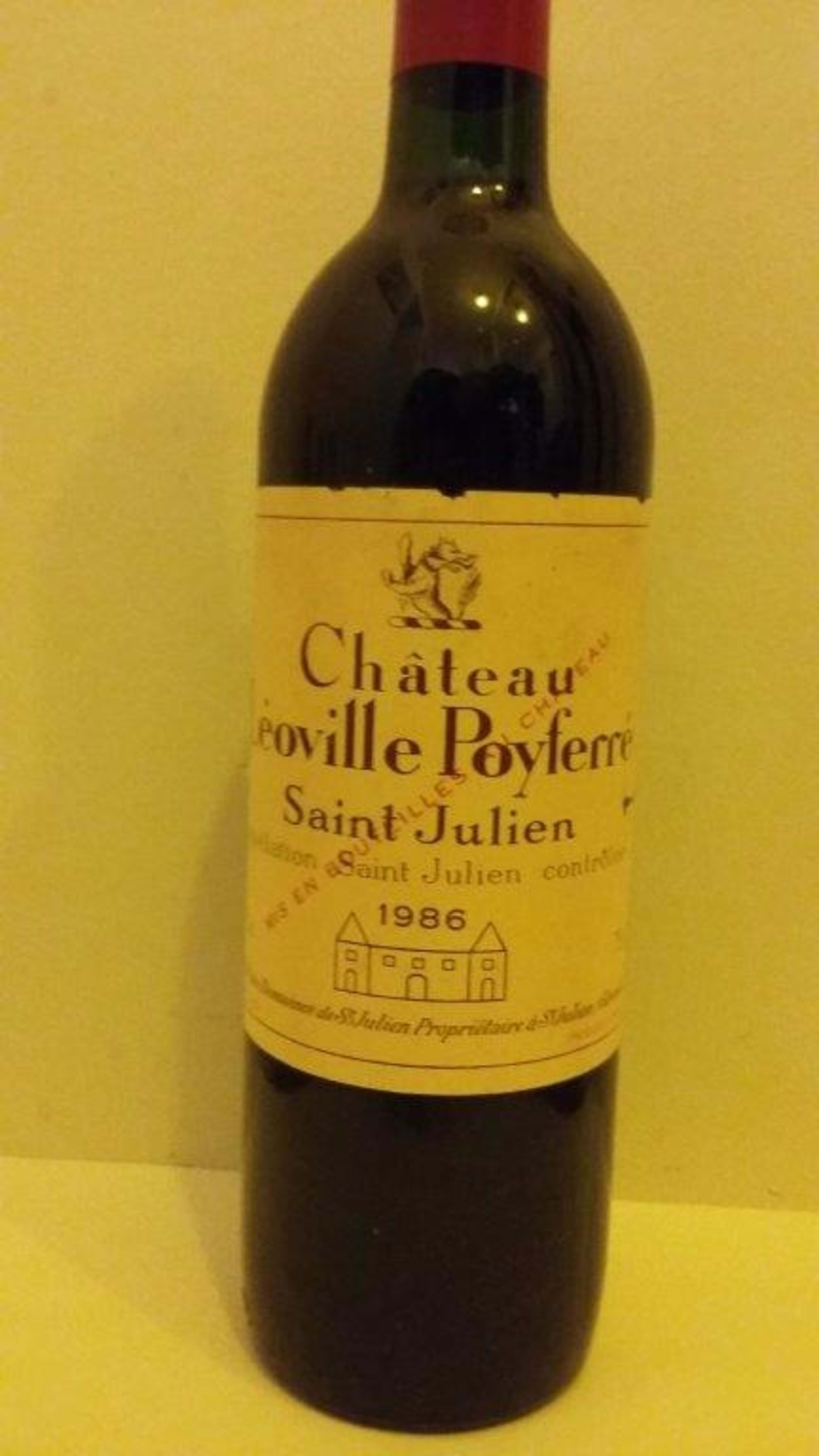 Château Léoville Poyferré, Saint-Julien, 1986