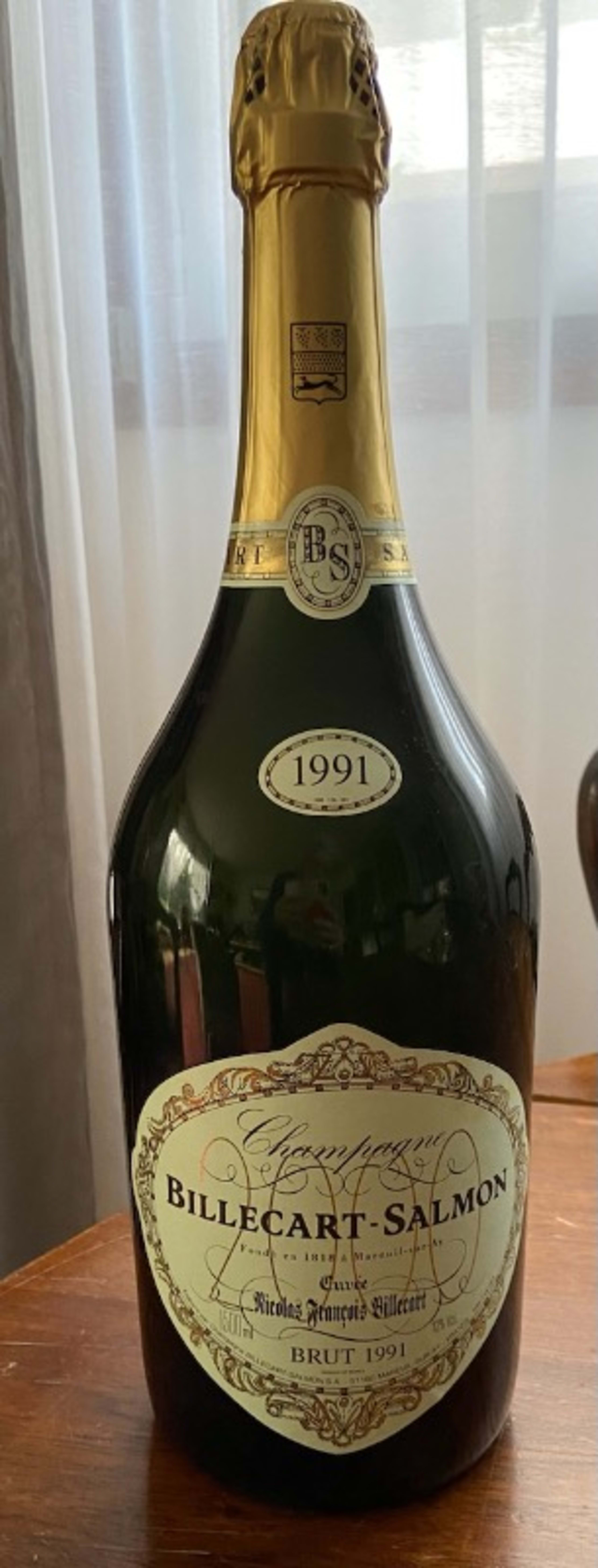 CBO/OWC1 x cuvée Nicolas François Billecart, Billecart Salmon, Champagne, 1991 (Magnum)