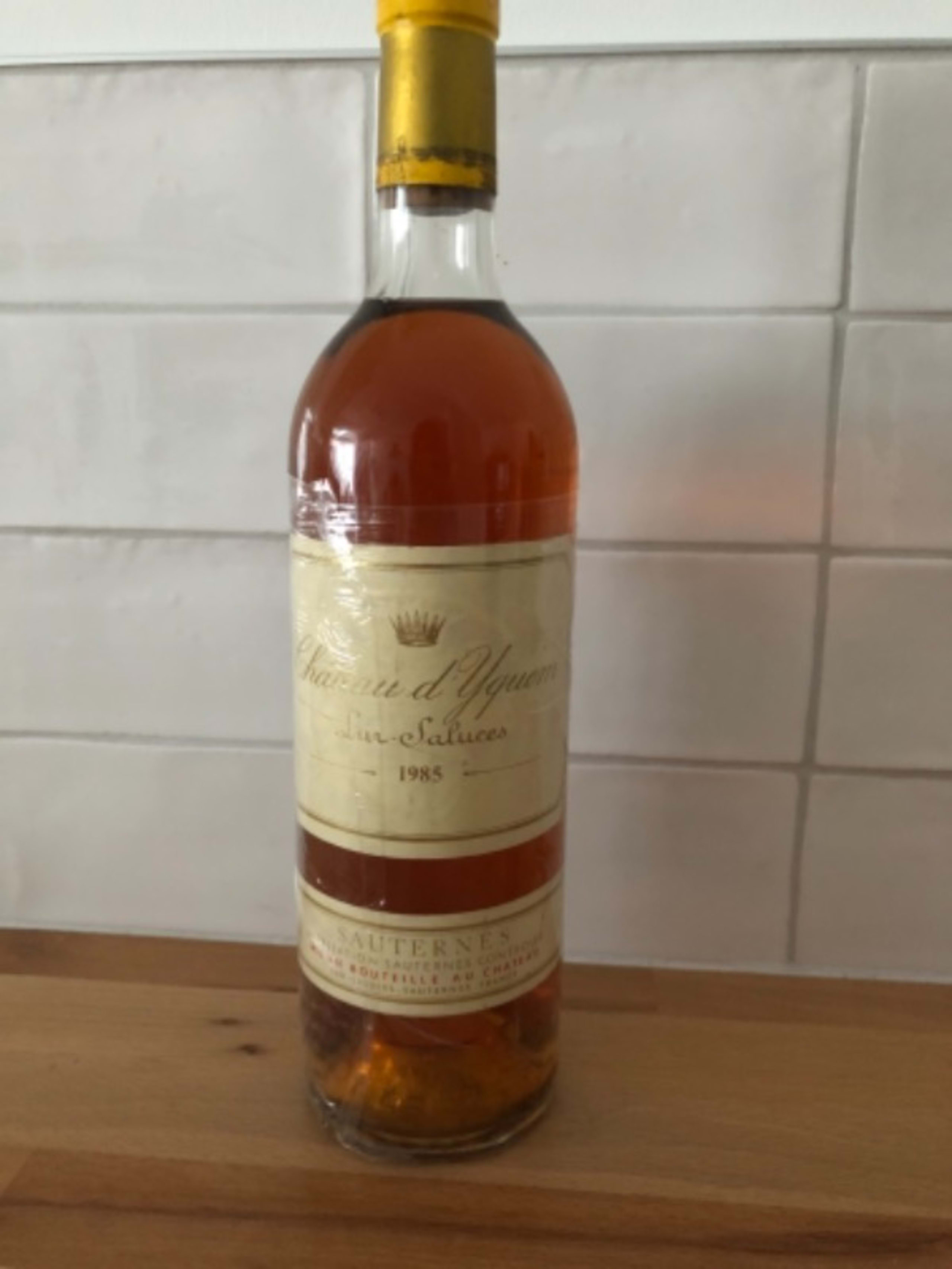 1er cru classe, Château d'Yquem, Sauternes, 1985