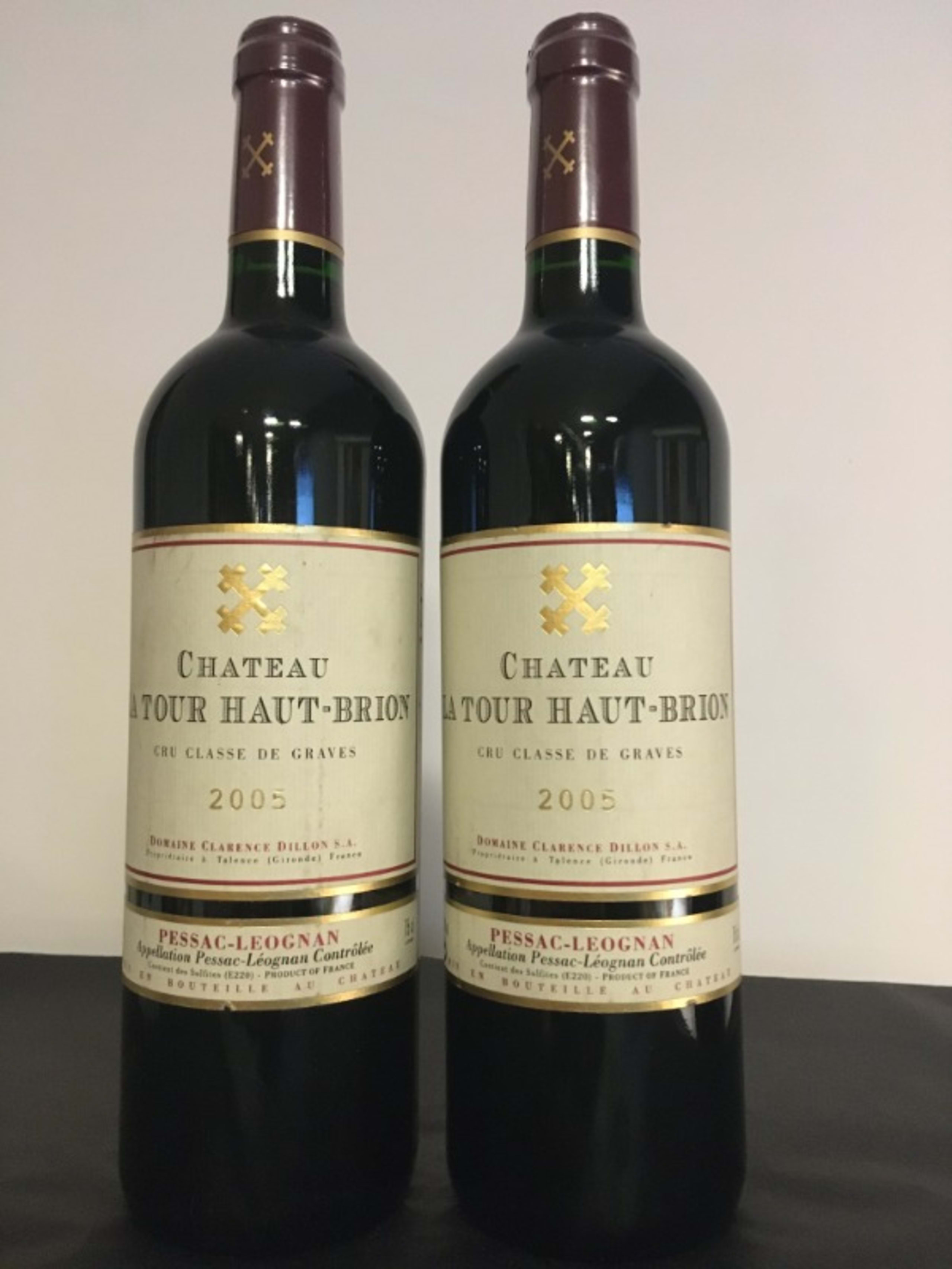 2 x château La tour haut brion, Pessac-Léognan, 2005