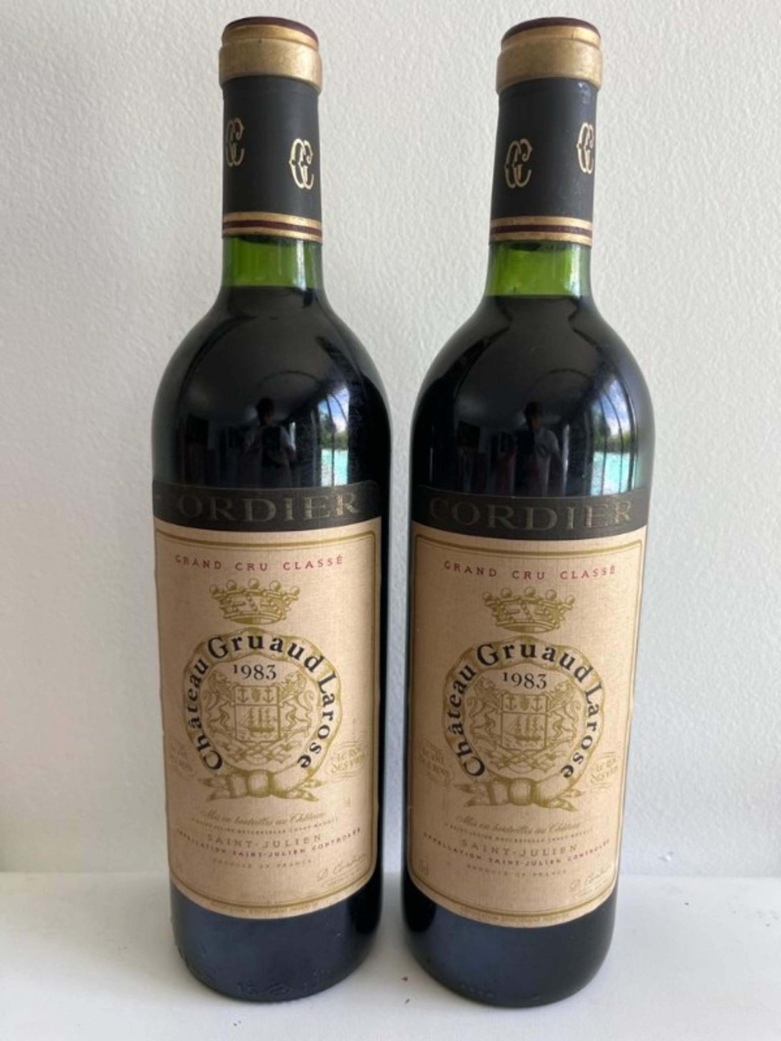 2 x Château Gruaud Larose, Saint-Julien, 1983