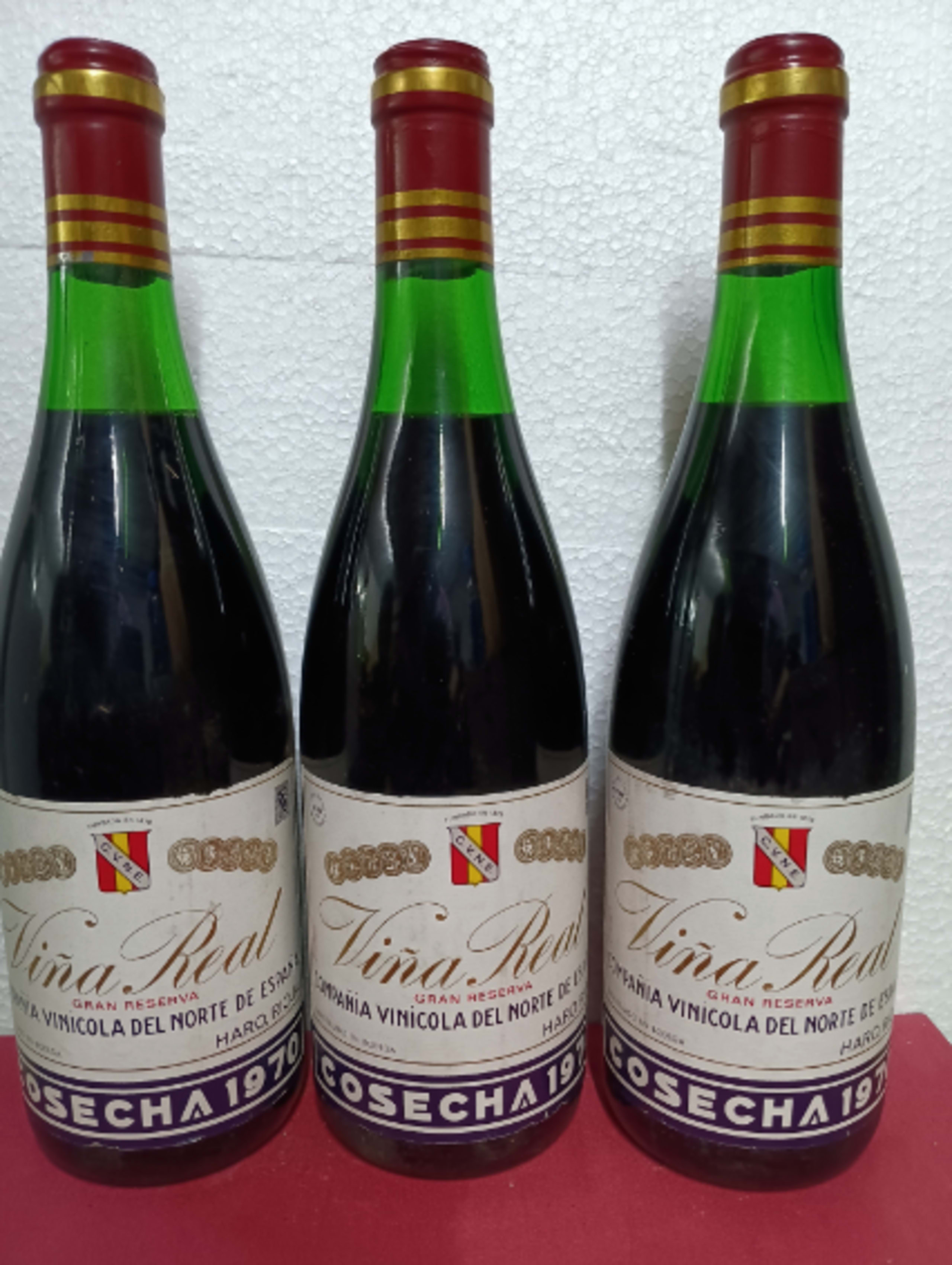 3 x Viña Real Gran Reserva 1970, Viña Real CVNE, Rioja, 1970