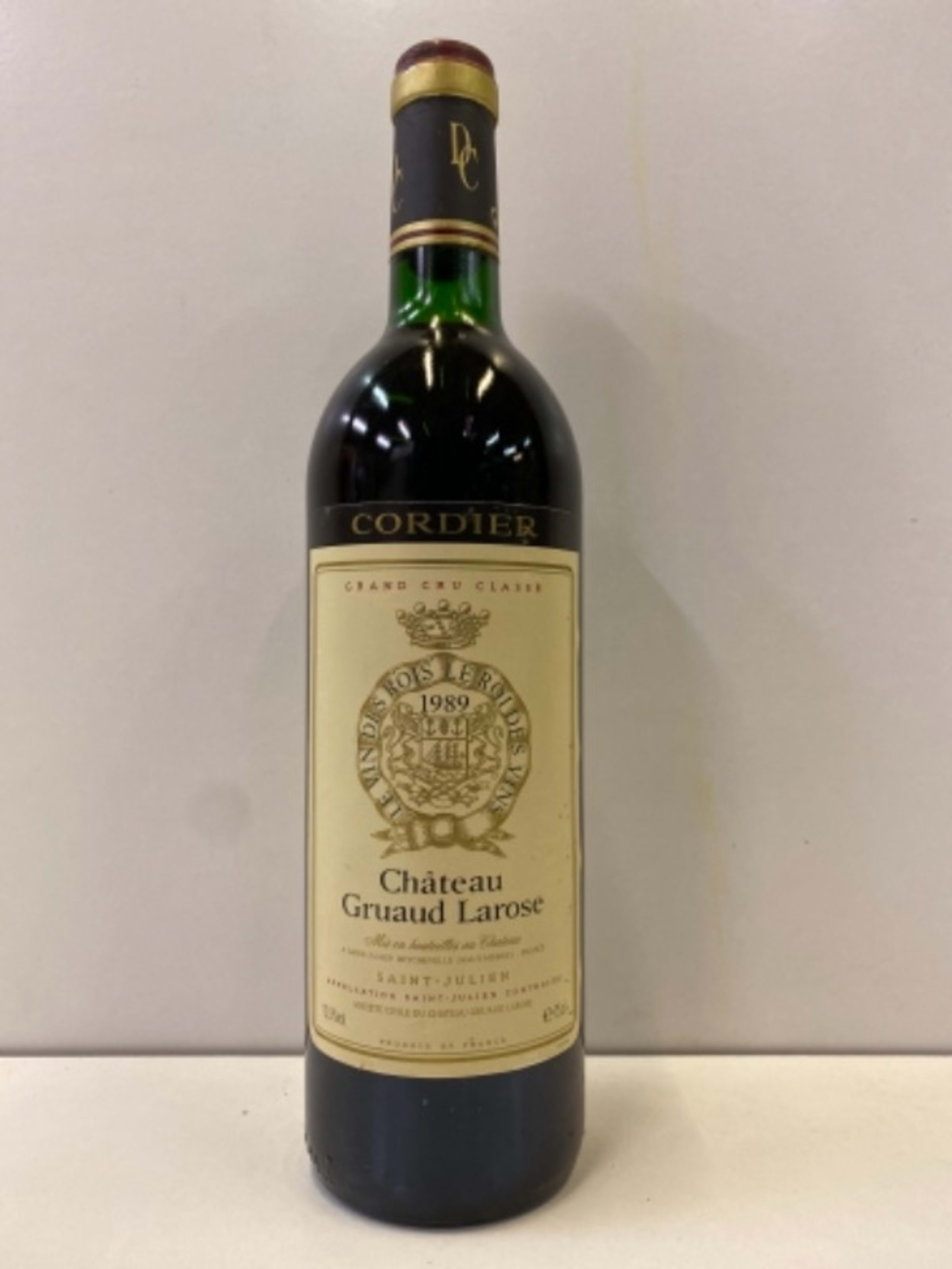Grand cru classé, Château Gruaud Larose, Saint-Julien, 1989