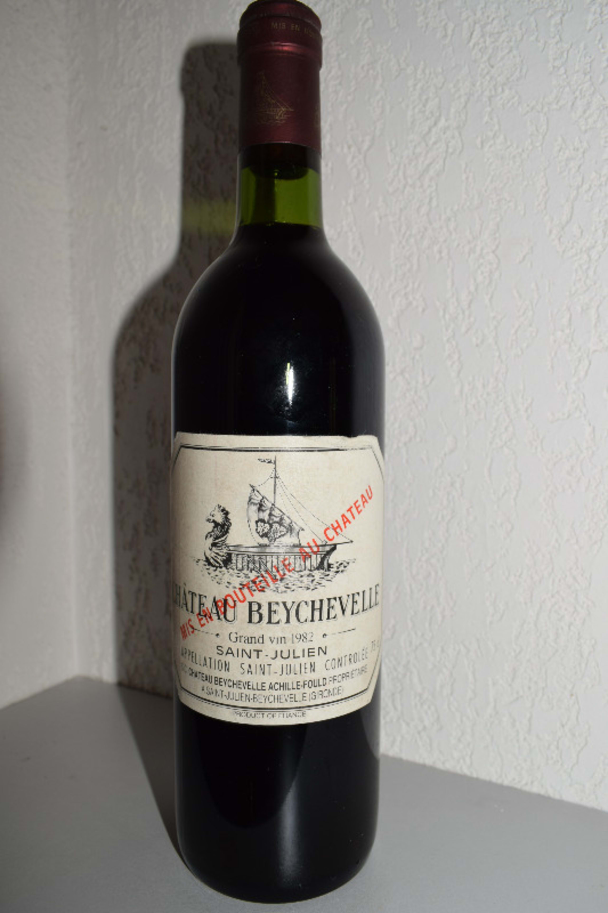Château Beychevelle, Saint-Julien, 1982