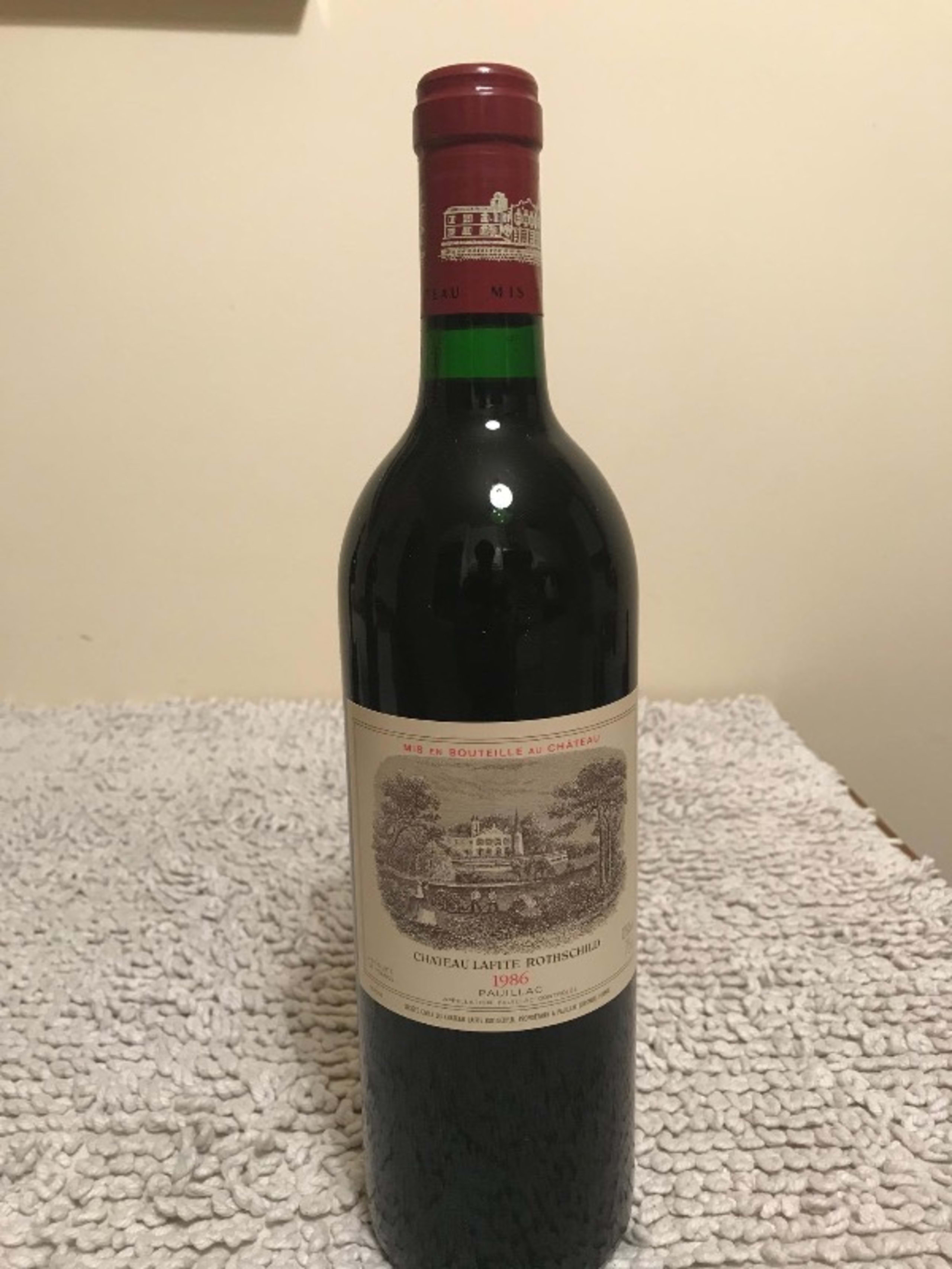 château Lafite Rothschild, Pauillac, 1986