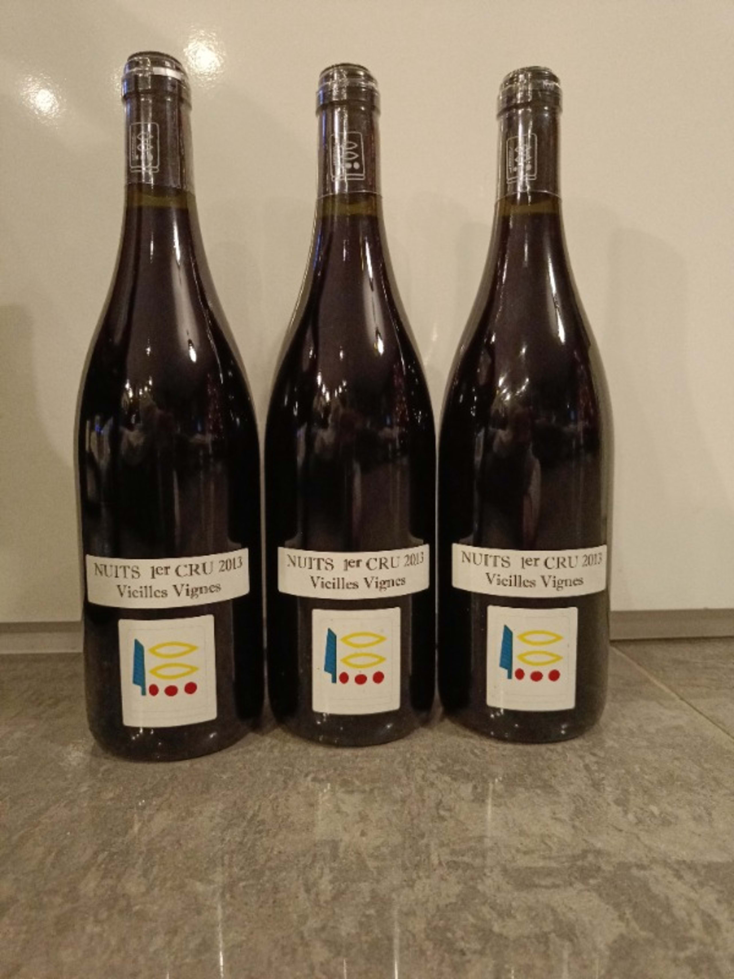 3 x Nuits-Saint-Georges, 1 er cru vieilles vignes, Prieuré Roch, 2013