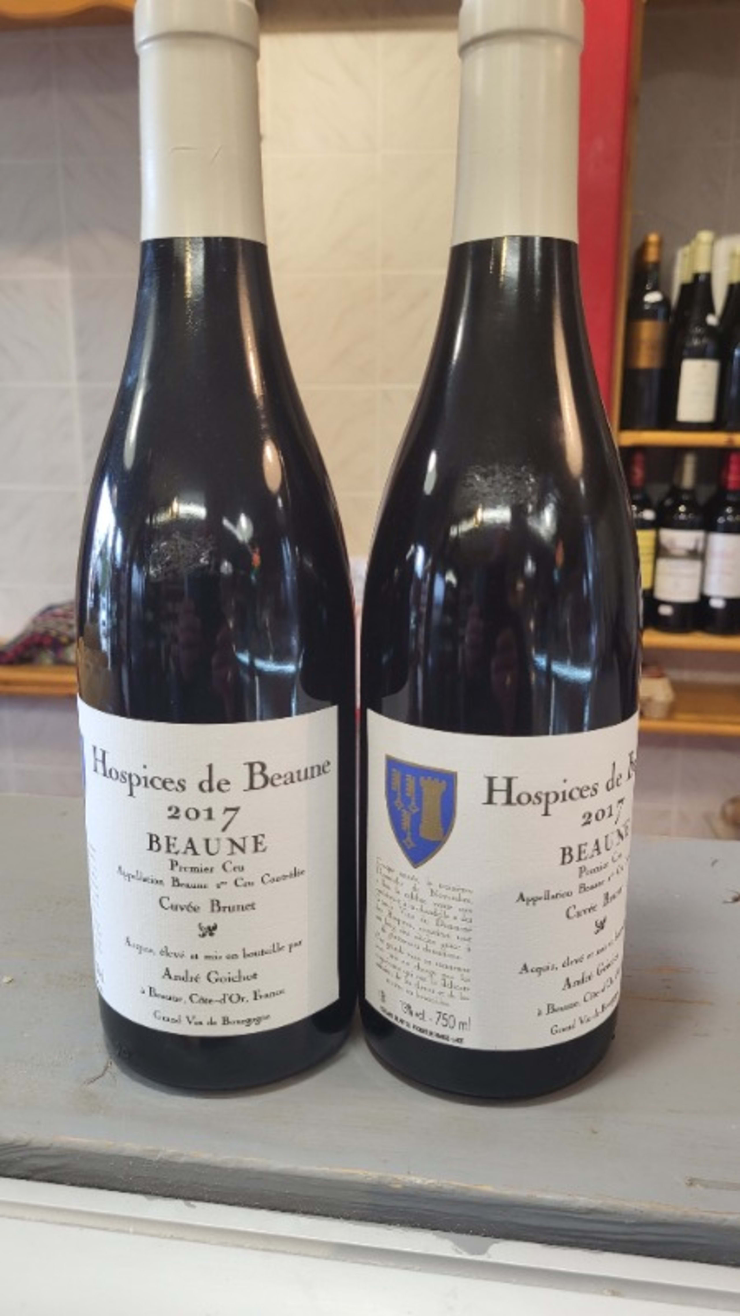 2 x Beaune, Premier cru cuvée Brunet, Hospices de Beaune, 2017