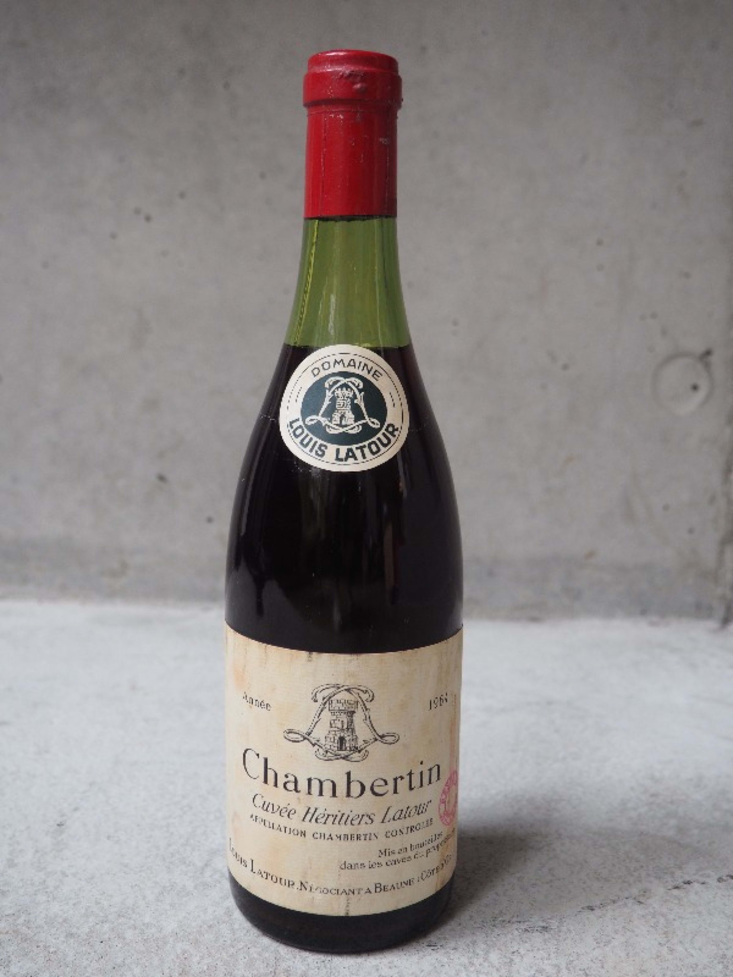 Héritiers Latour, Chambertin, Chambertin, 1964