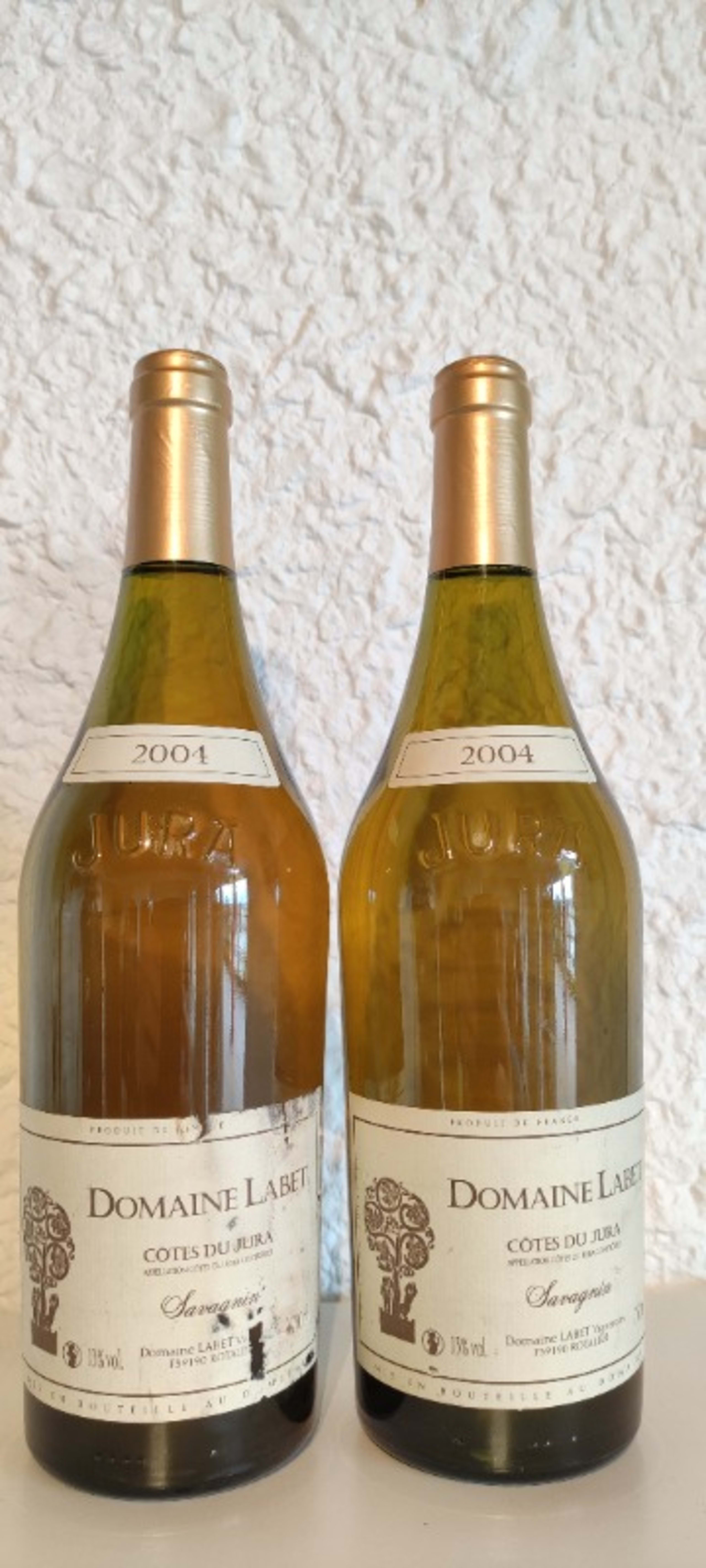 2 x Savagnin, Domaine Labet, Côtes-du-Jura, 2004