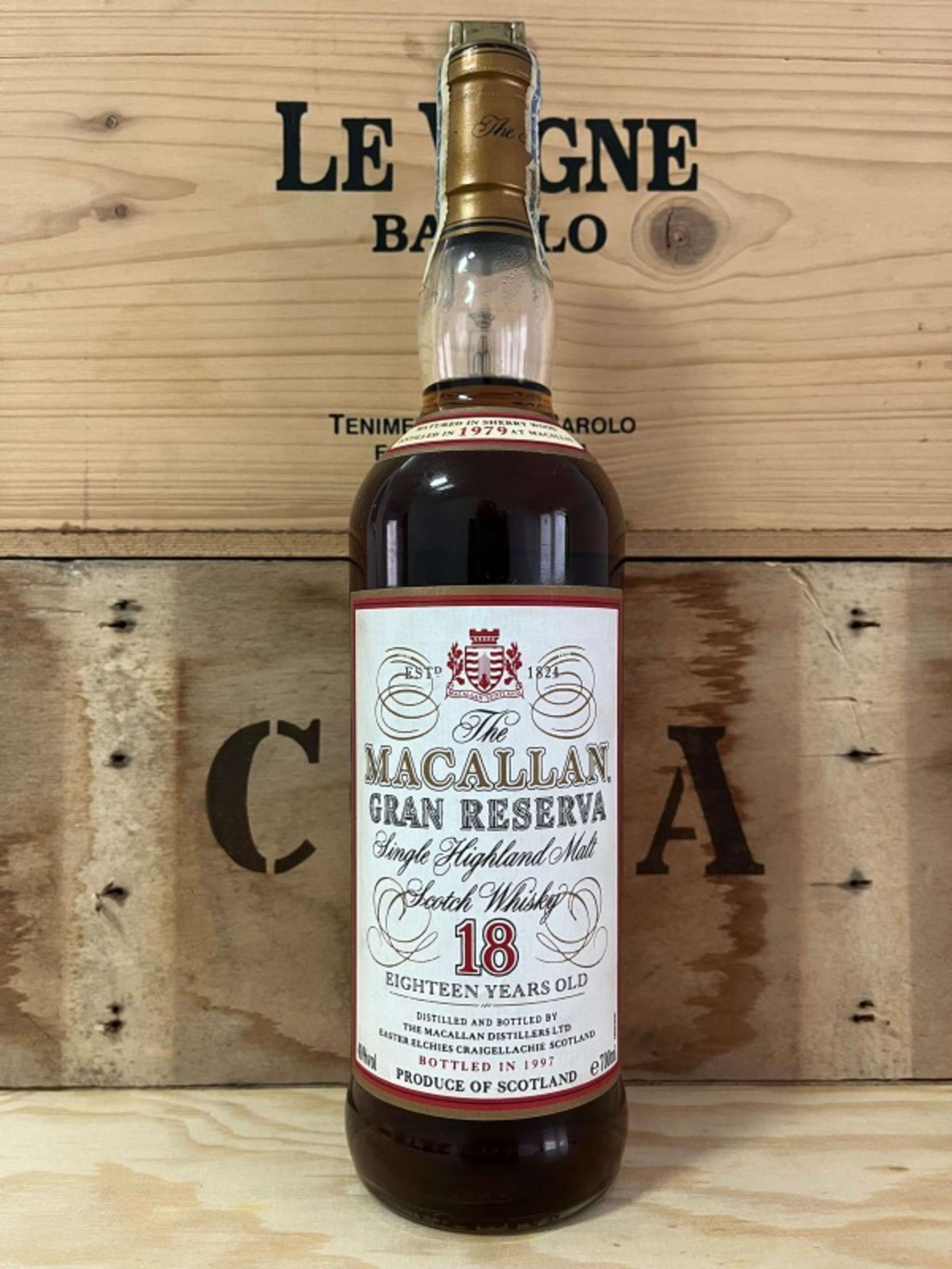 Gran Reserva 18 years old 70cl. 40%, Macallan, Whisky, 1979