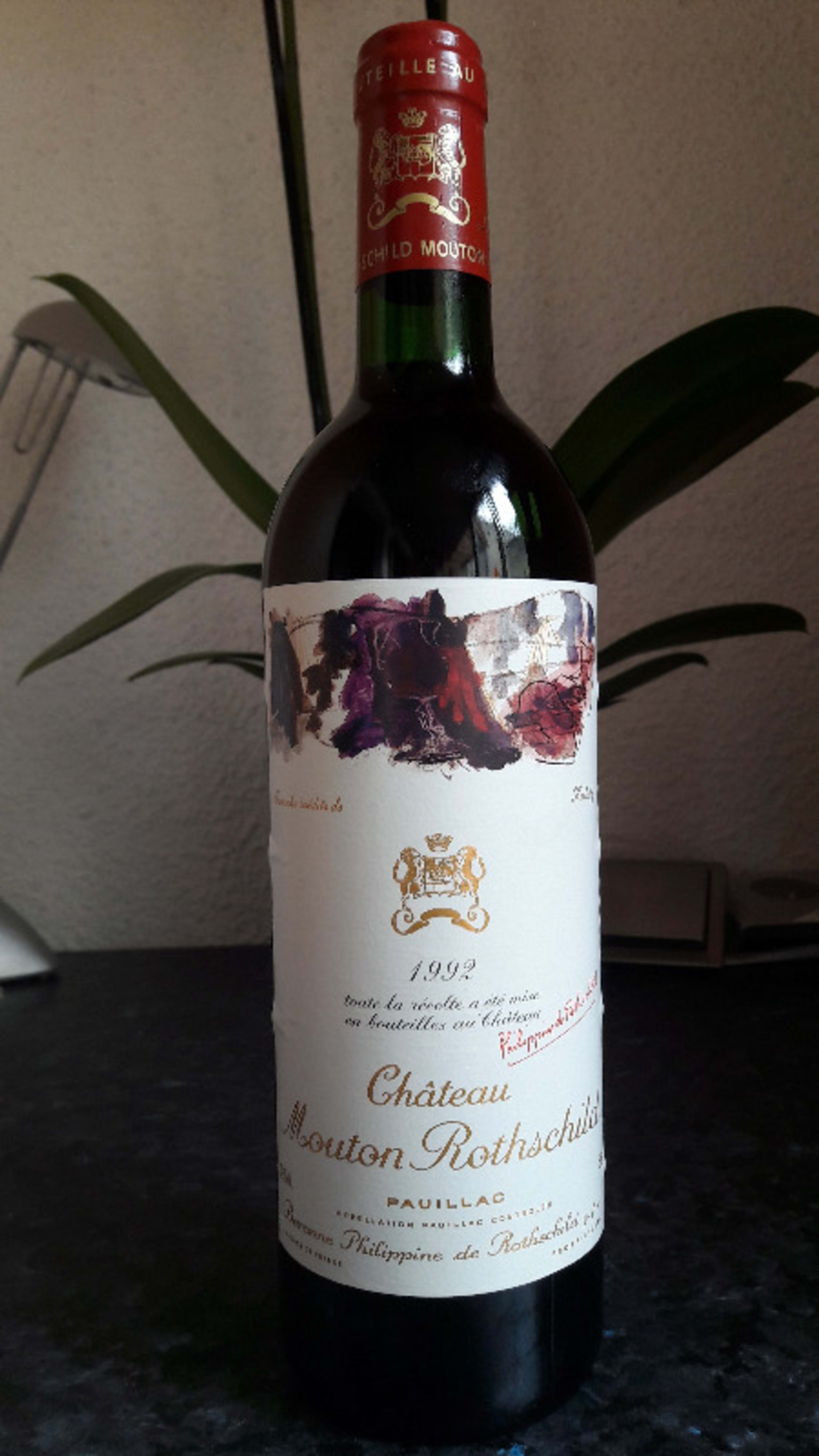 Château Mouton Rothschild, Pauillac, 1992