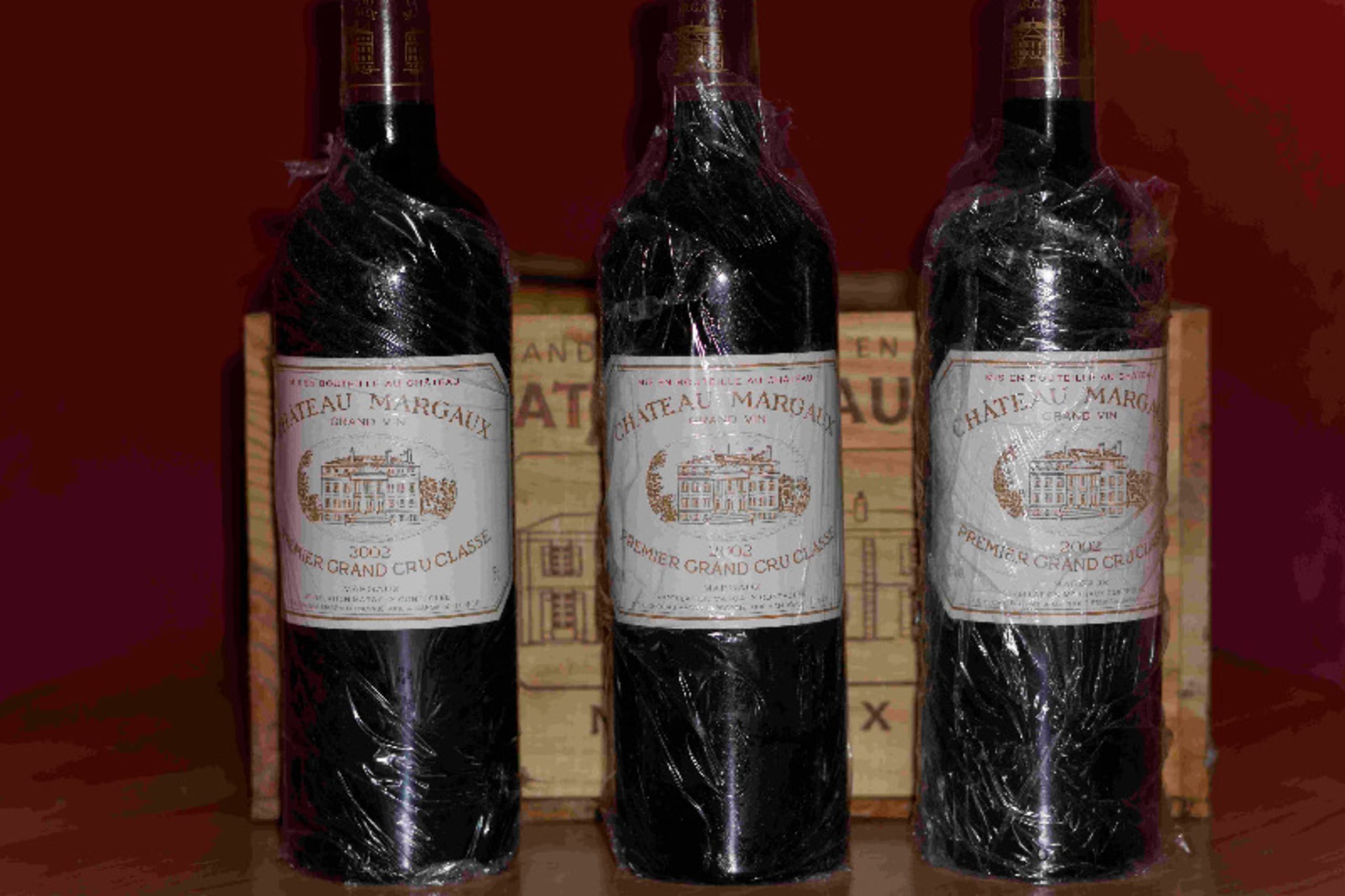 3 x 1er Cru Classé, Château Margaux, Margaux, 2002