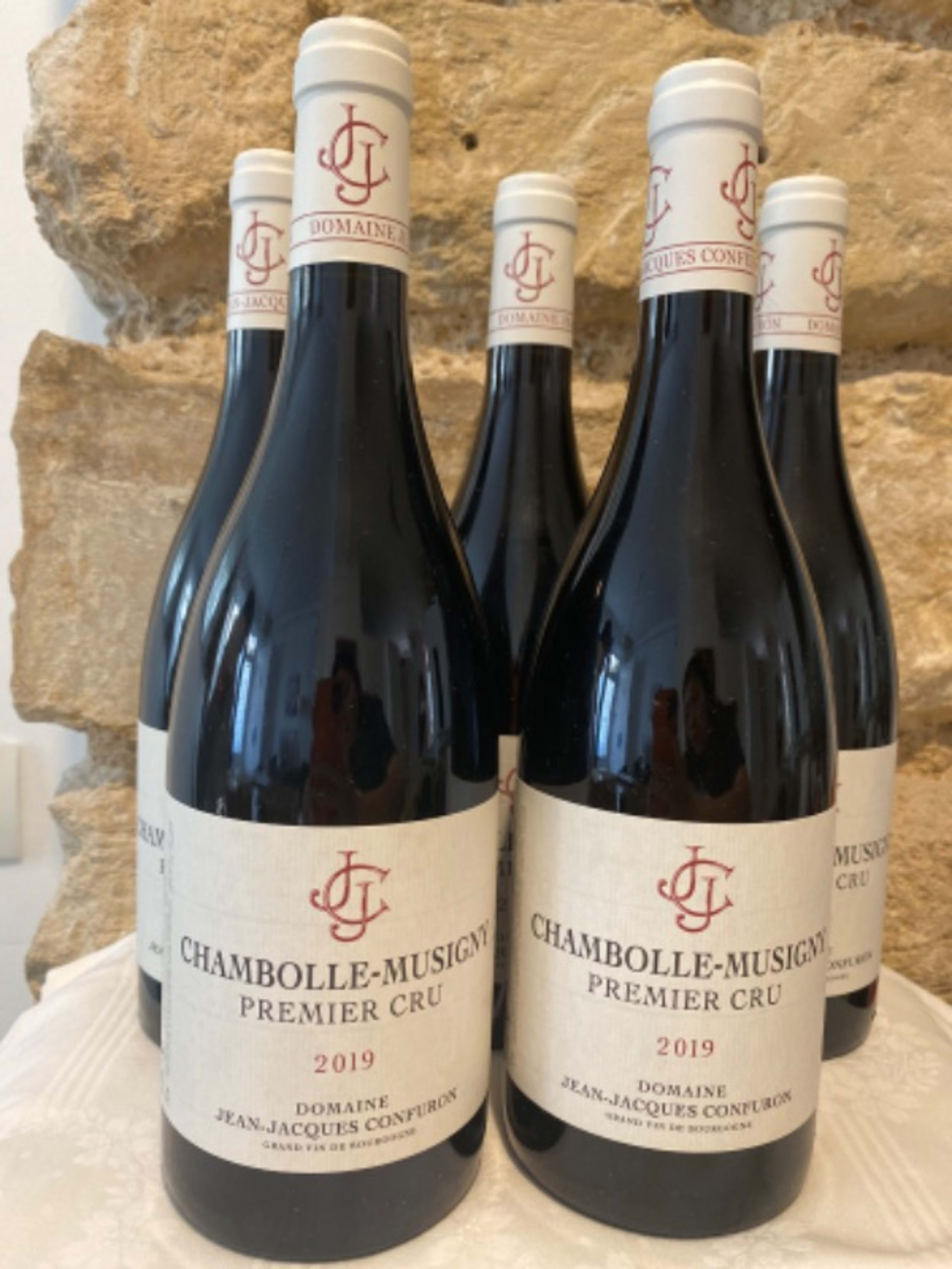 5 x Chambolle-Musigny, 1er Cru, Domaine Jean-Jacques Confuron, 2019