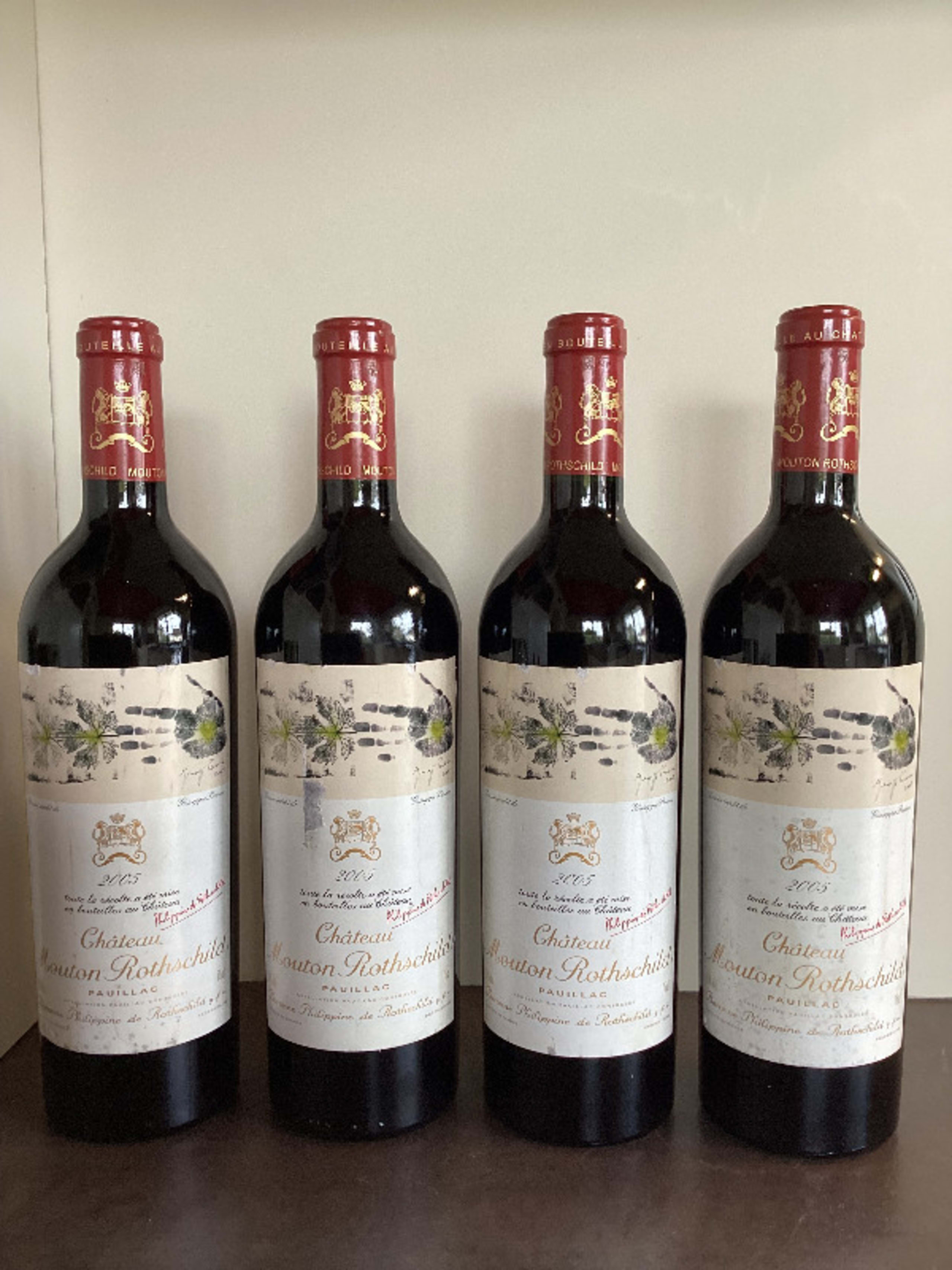4 x Château Mouton Rothschild, Pauillac, 2005