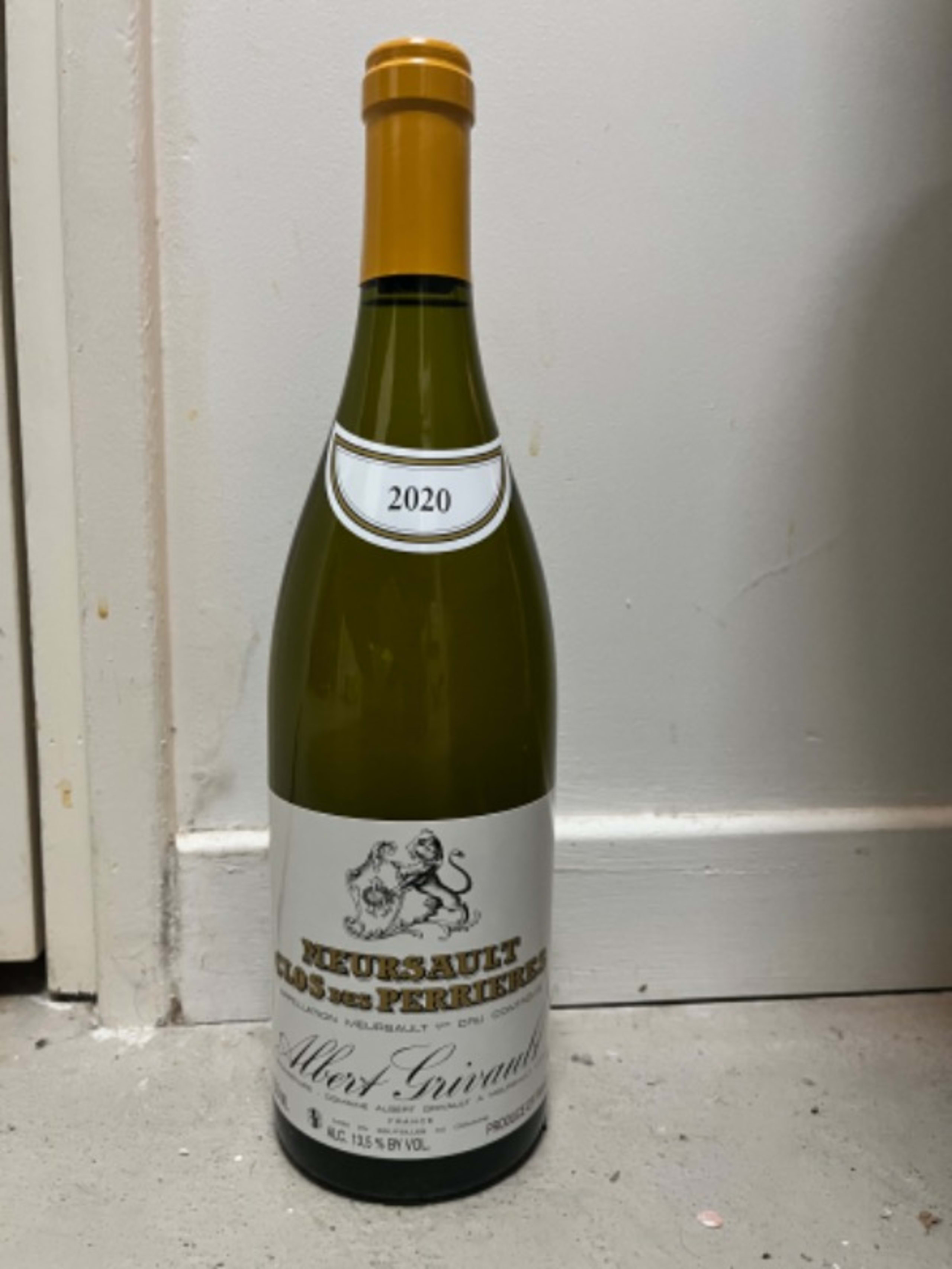 Meursault, 1er cru - Clos des Perrières, Albert Grivault, 2020