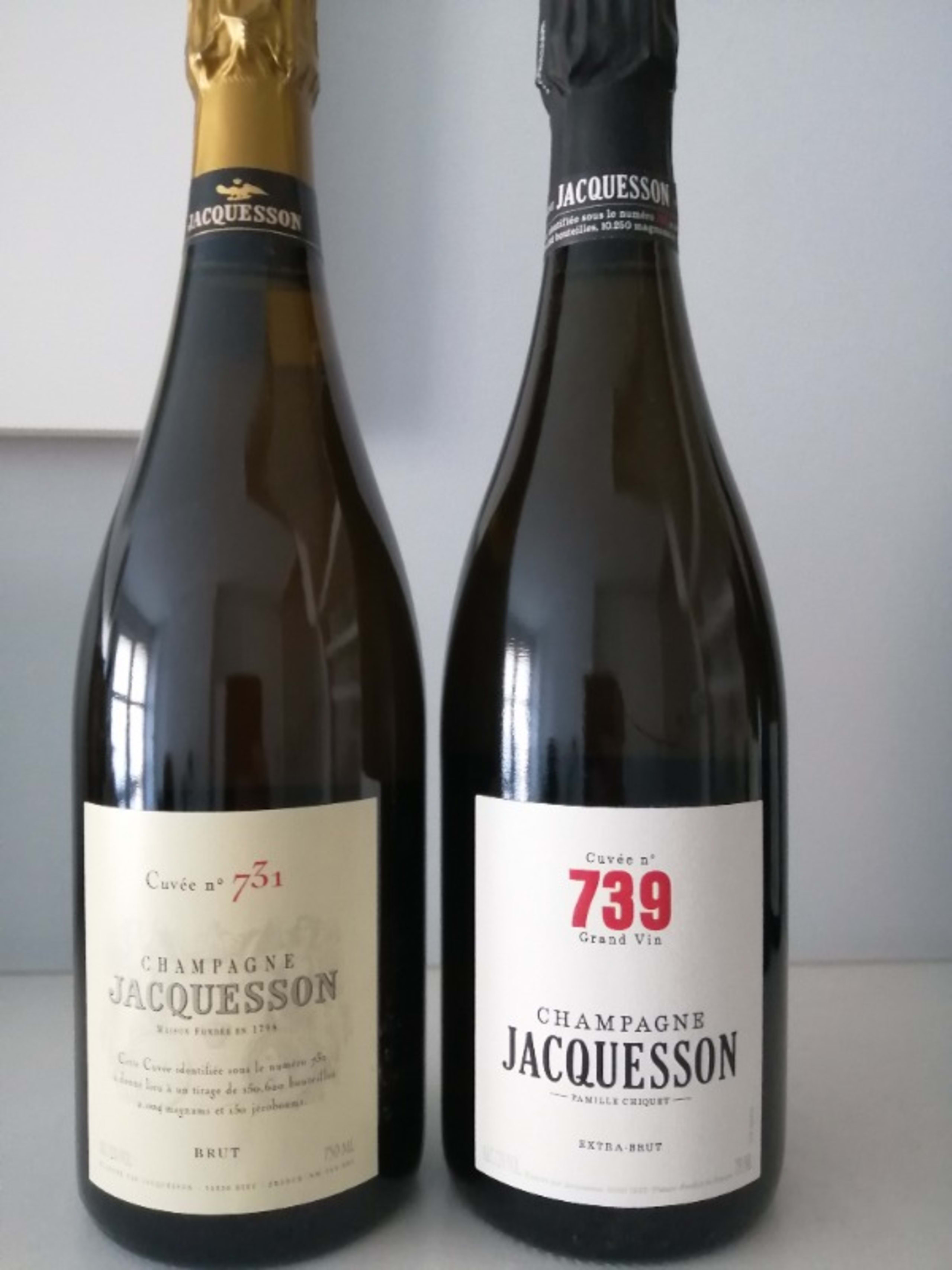 Cuvée n° 731 et Cuvée n° 739, Jacquesson, Champagne