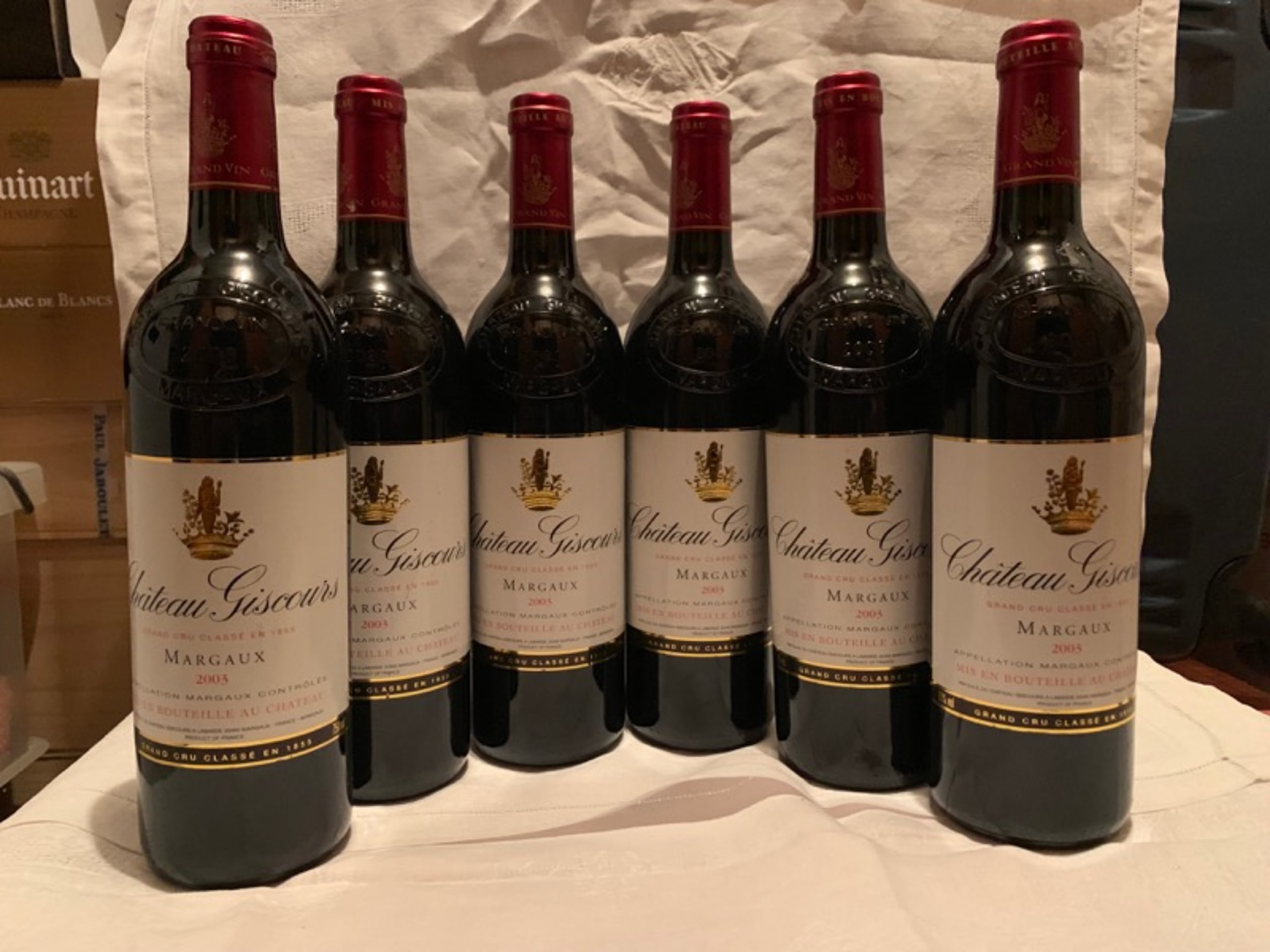 6 x Château Giscours, Margaux, 2003