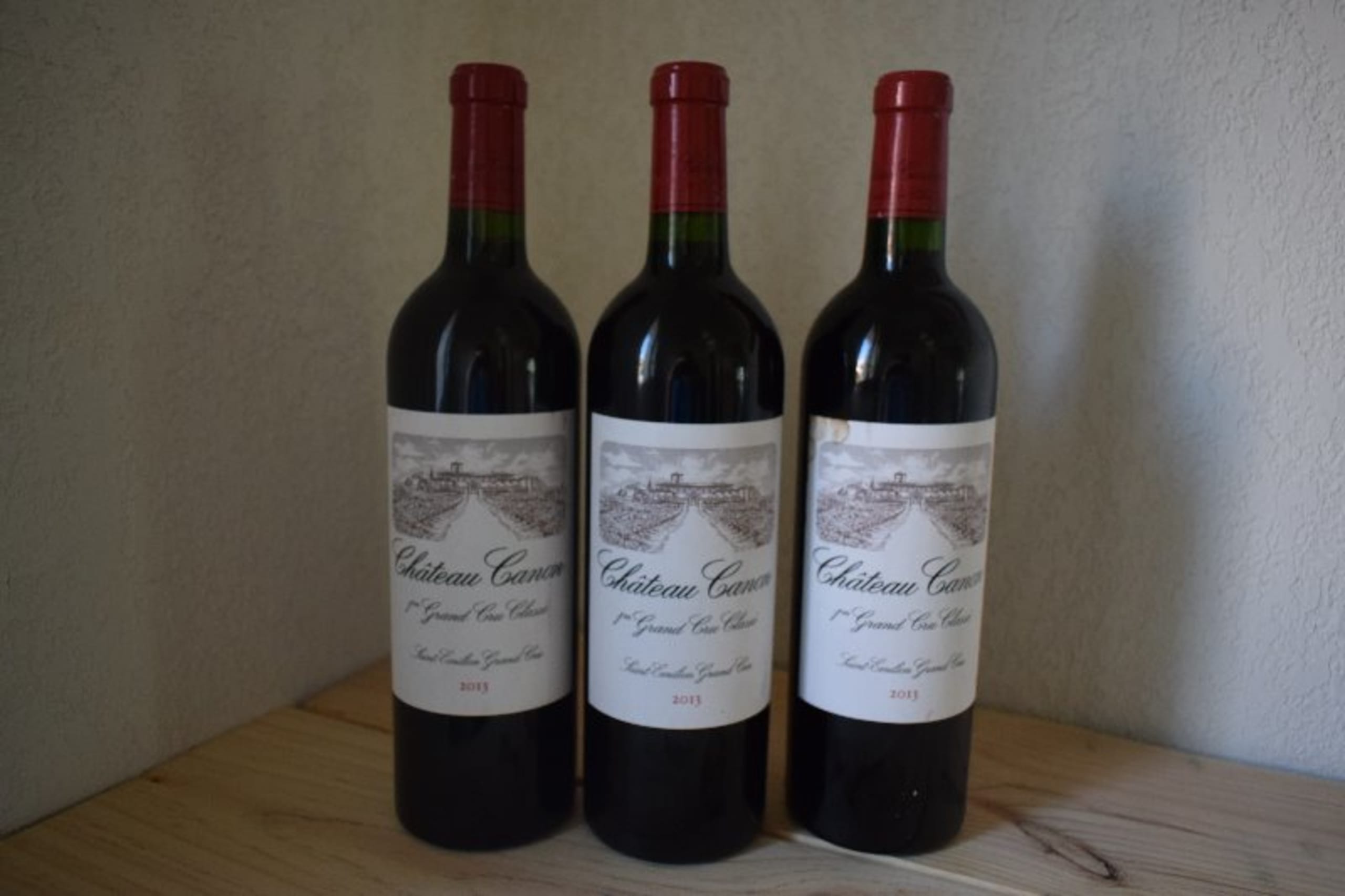 3 x 1er grand cru classé, Château Canon, Saint-Émilion Grand Cru, 2013
