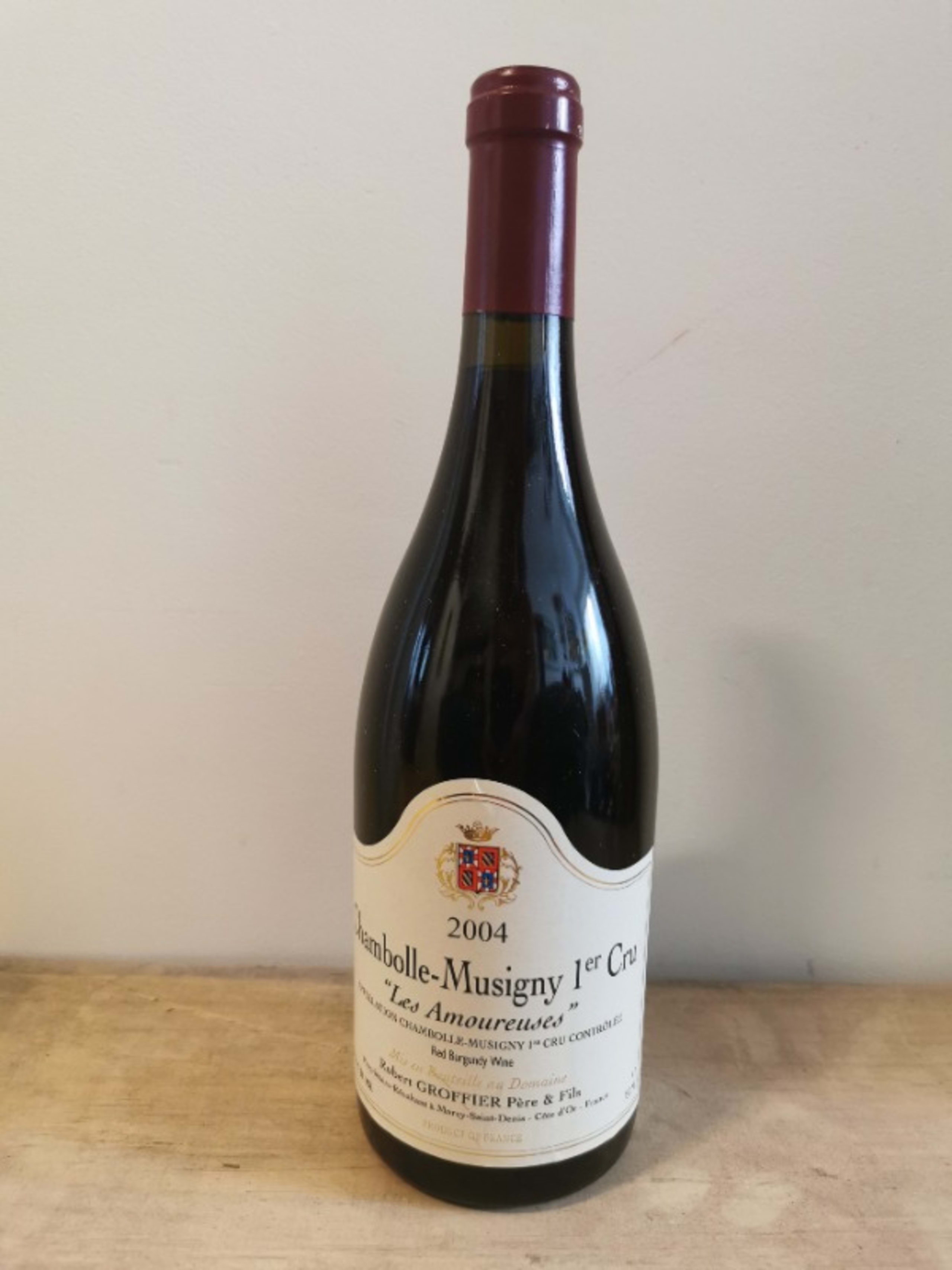 Chambolle-Musigny, 1er cru - Les Amoureuses, Robert Groffier, 2004
