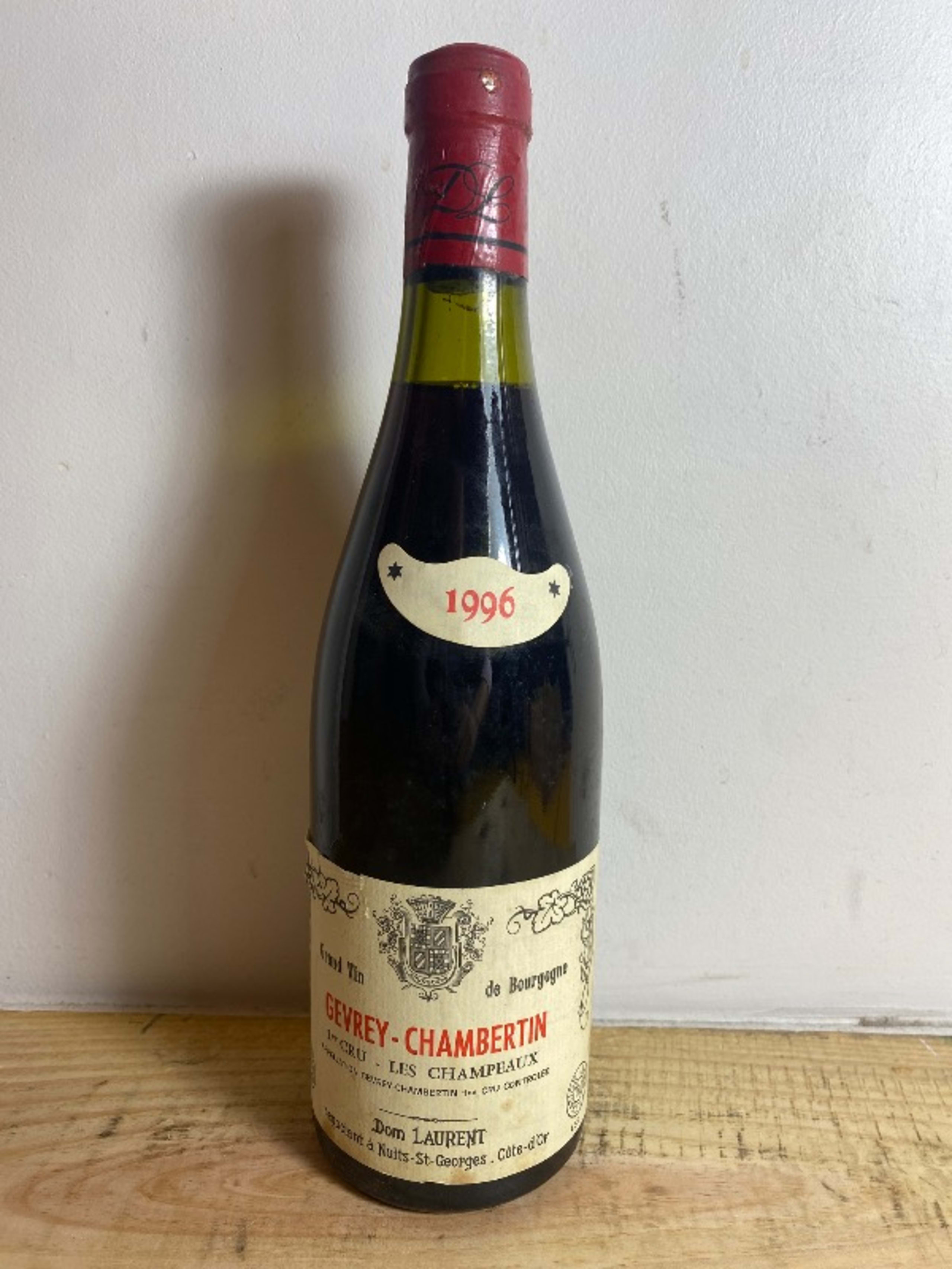 Gevrey-Chambertin, 1er Les Champeaux, Domaine Laurent, 1996