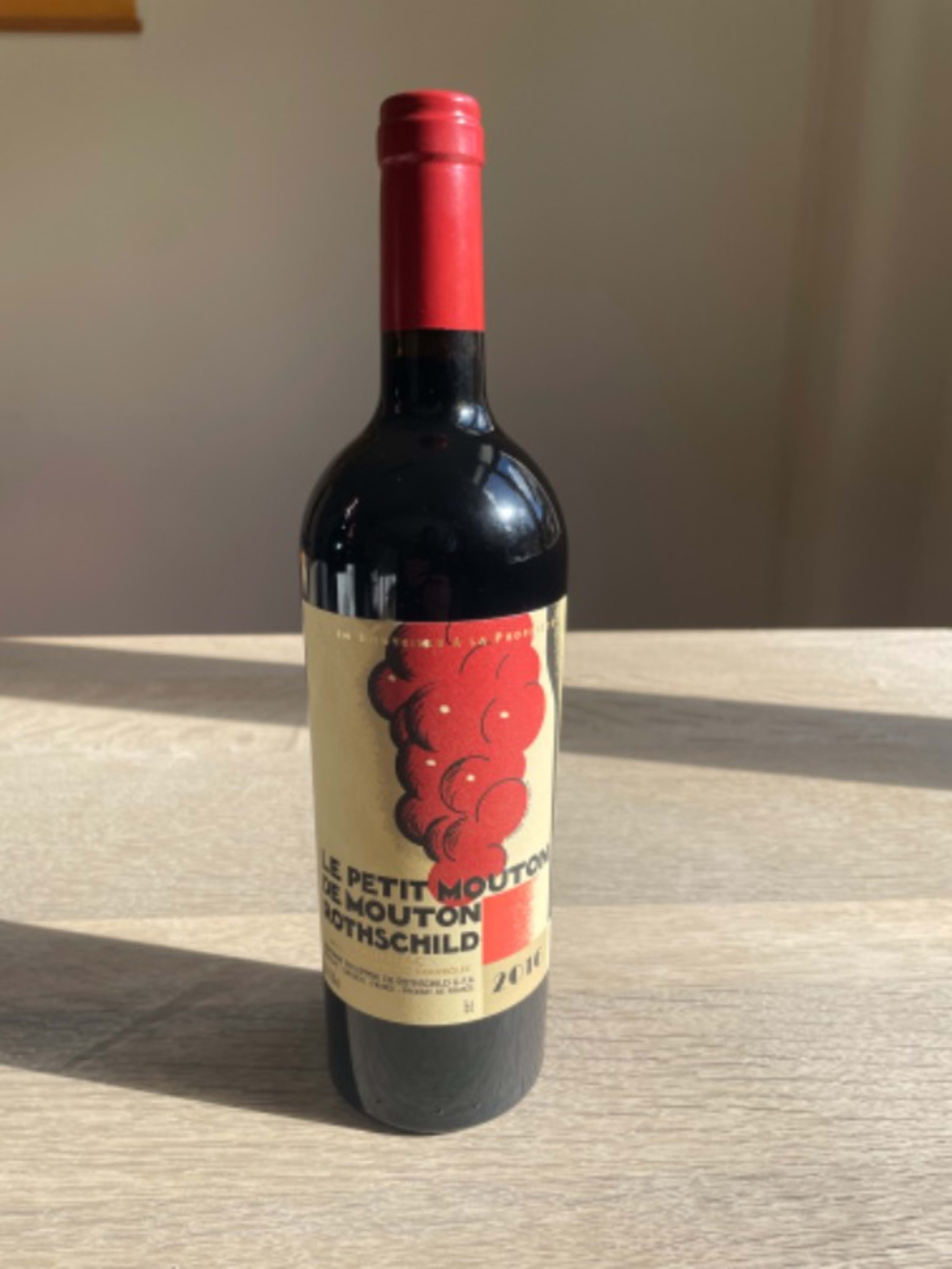 Le Petit Mouton, château Mouton Rothschild, Pauillac, 2016