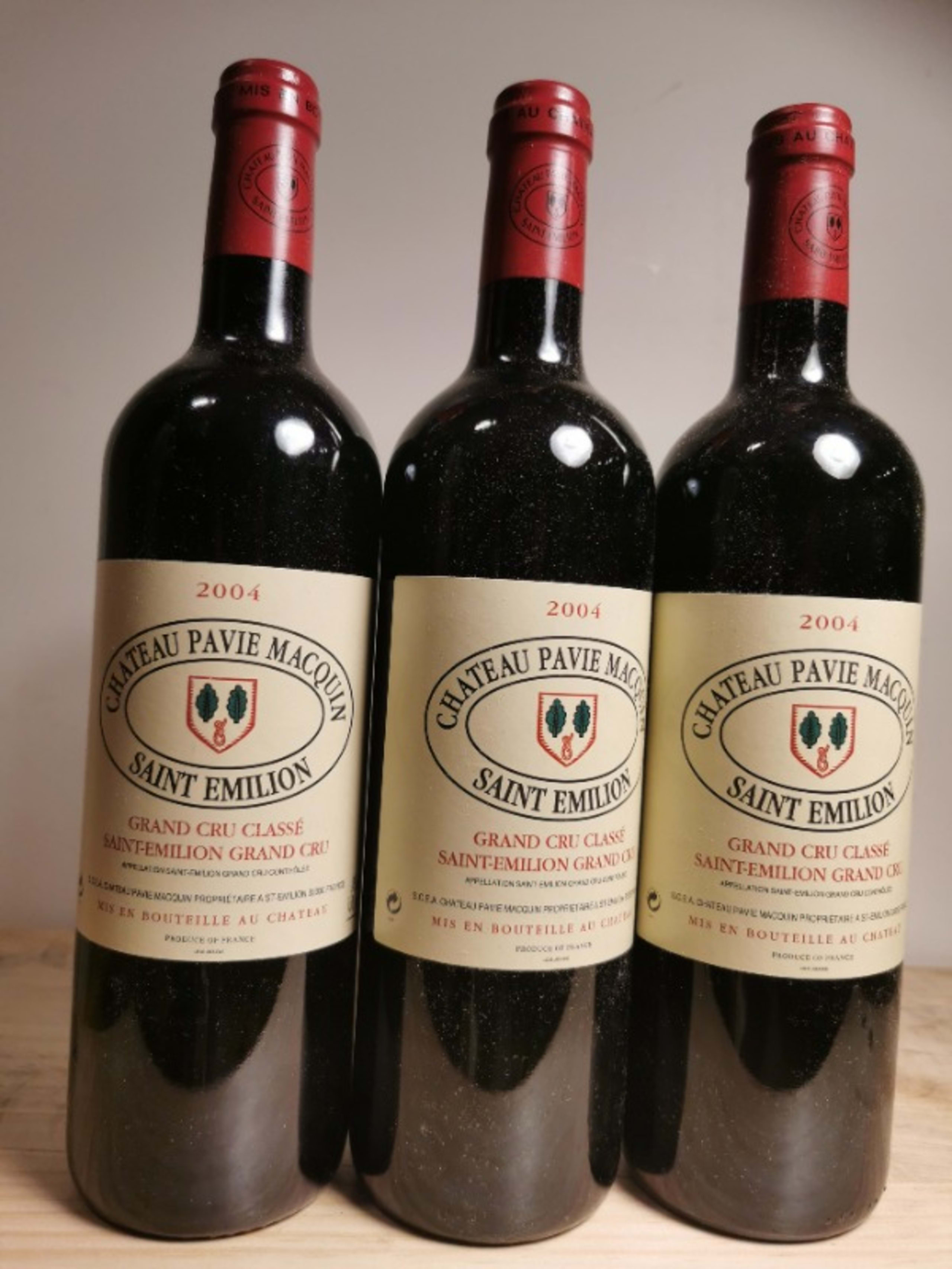 3 x Château Pavie Macquin, Saint-Émilion Grand Cru, 2004