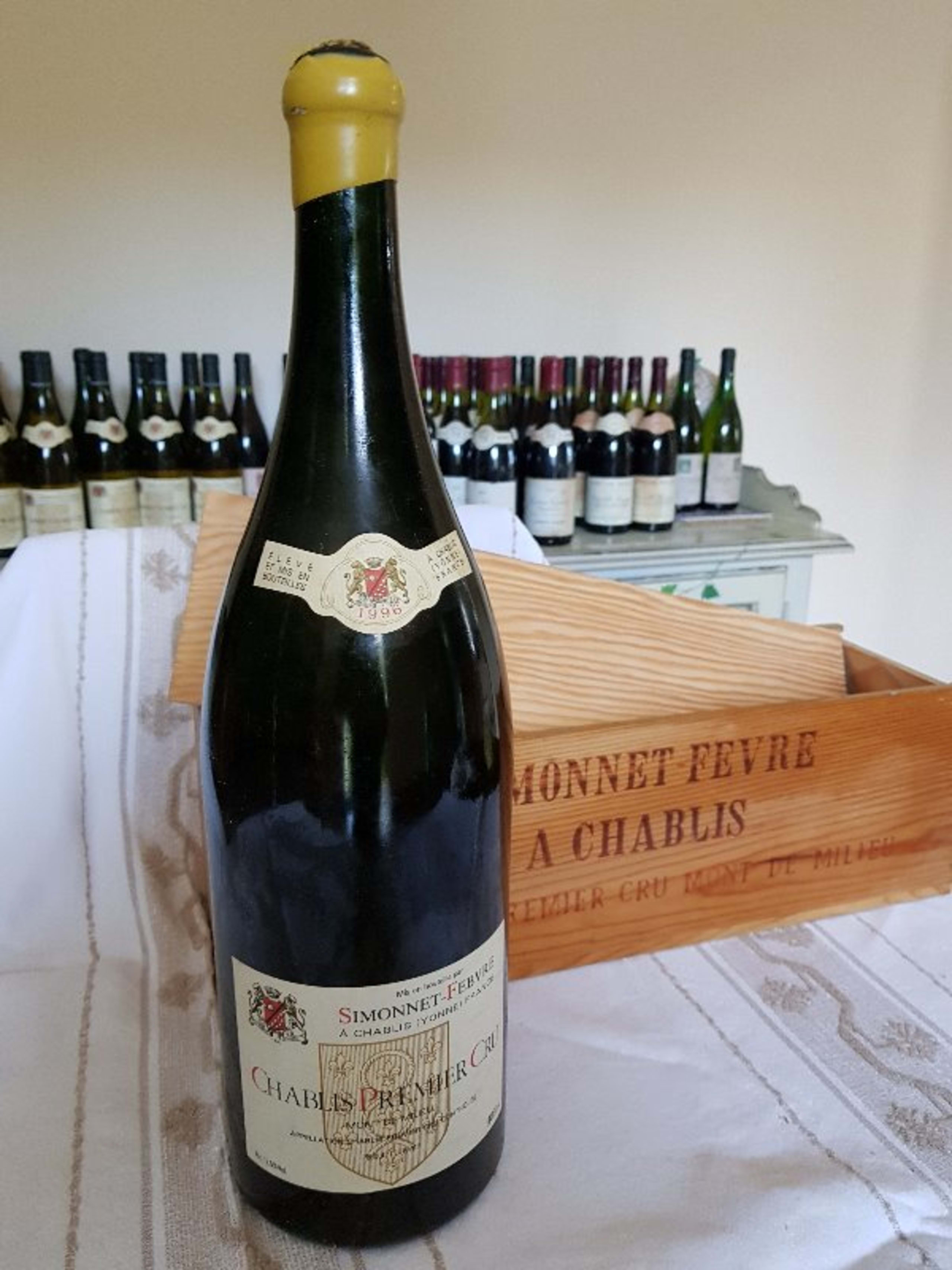 Chablis Premier Cru, MONT DE MILIEU, Simonnet Febvre, 1996 (D-Mg)