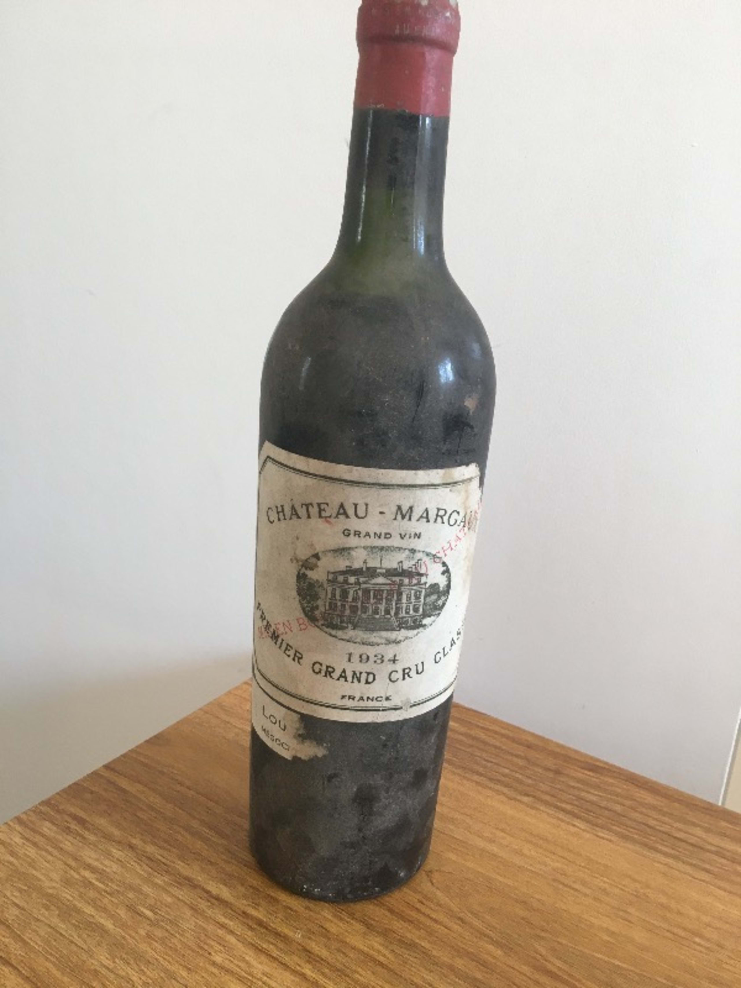 Chateau Margaux, Margaux, 1934