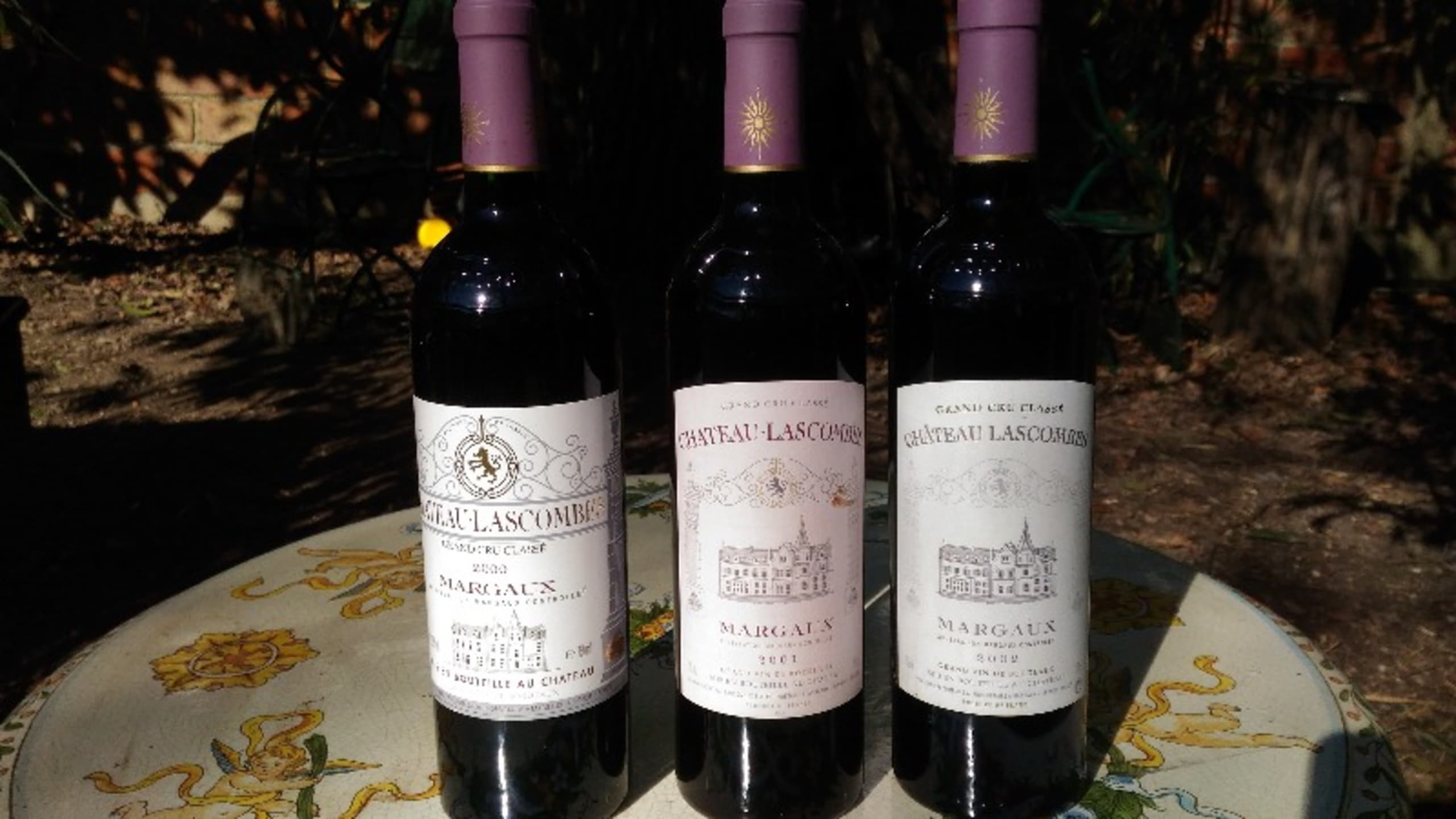 3 x Château Lascombes, Margaux, 2000, 2001, 2002