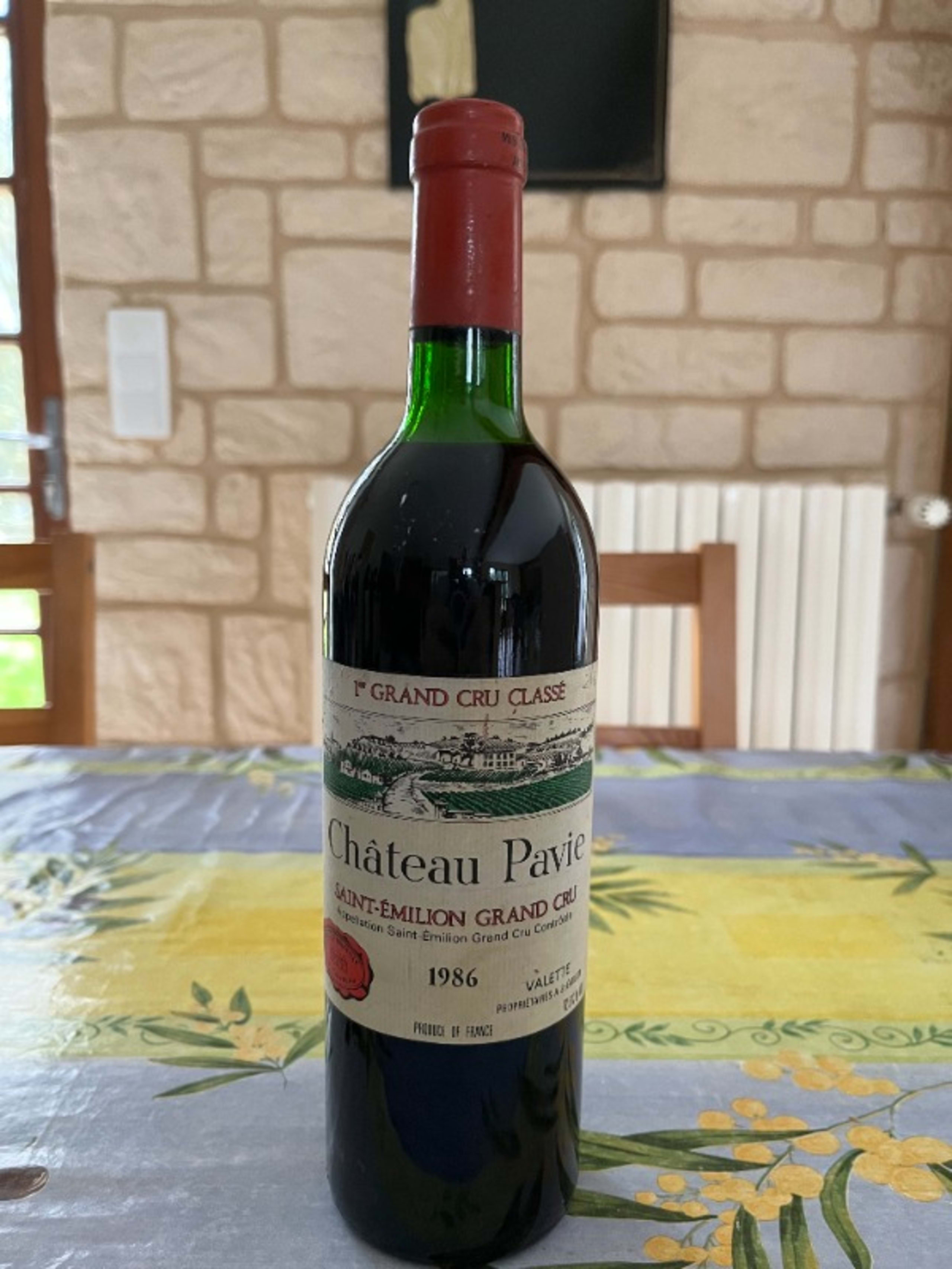 Château Pavie, Saint-Émilion Grand Cru, 1986