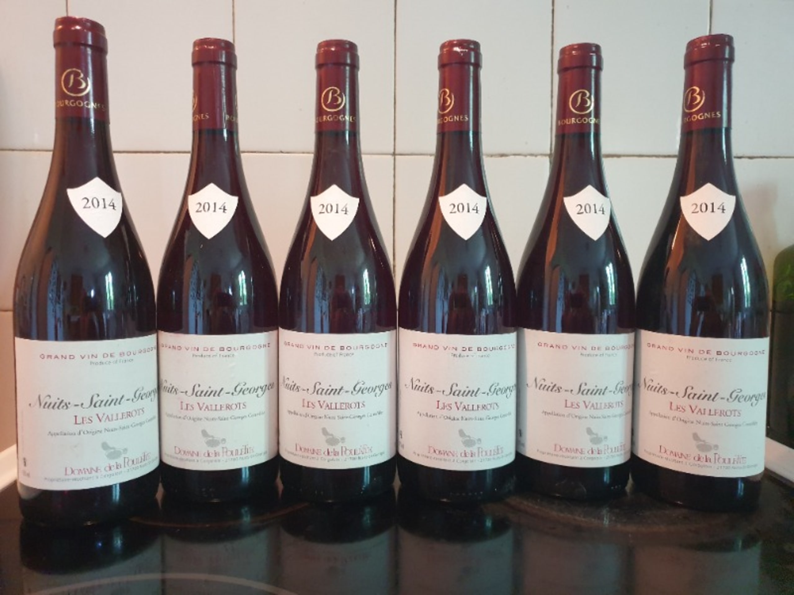 6 x Nuits-Saint-Georges, les Vallerots, Domaine de la Poulette, 2014