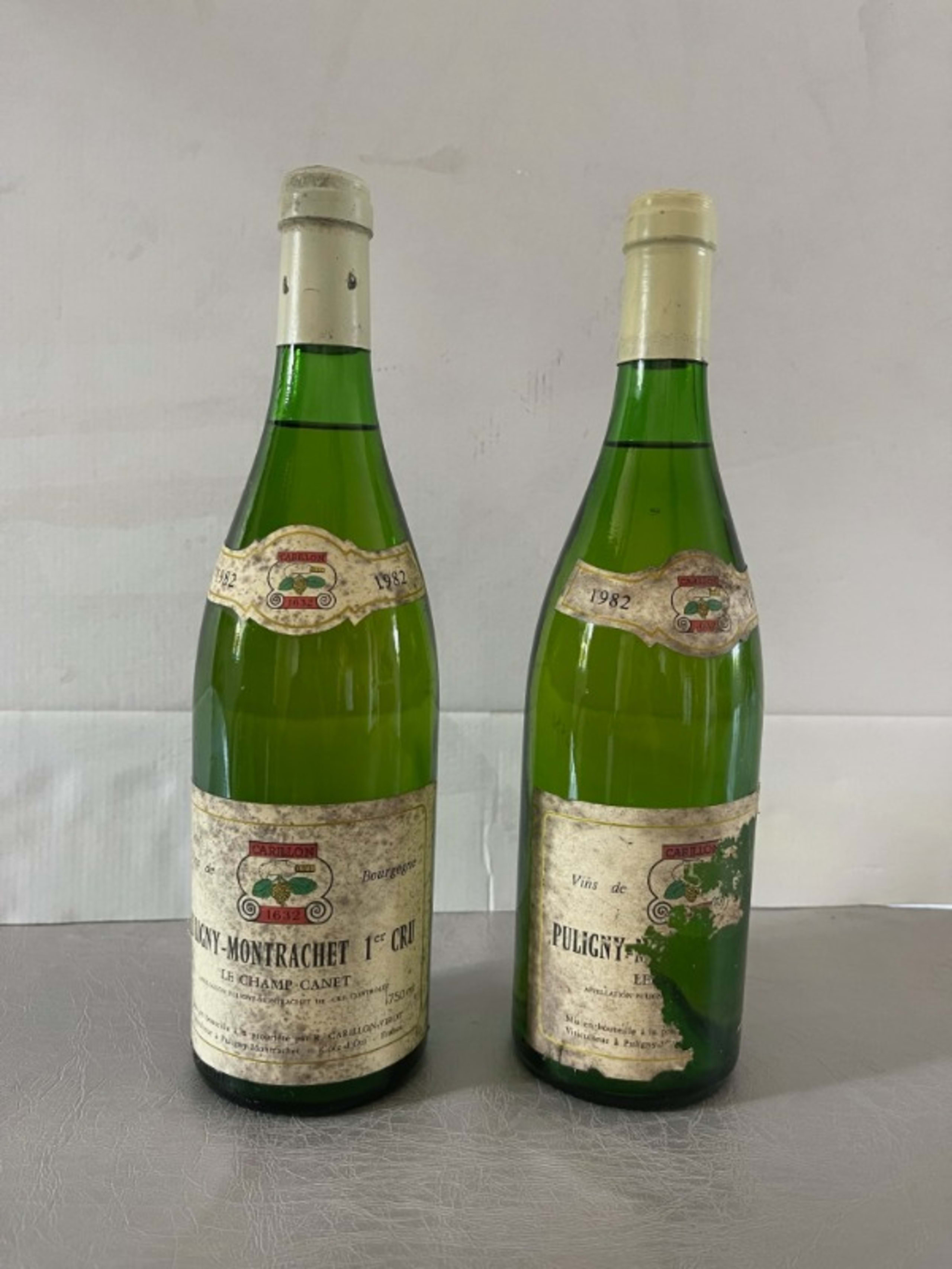 2 x Puligny-Montrachet, 1er cru - le Champ Canet, Louis Carillon, 1982