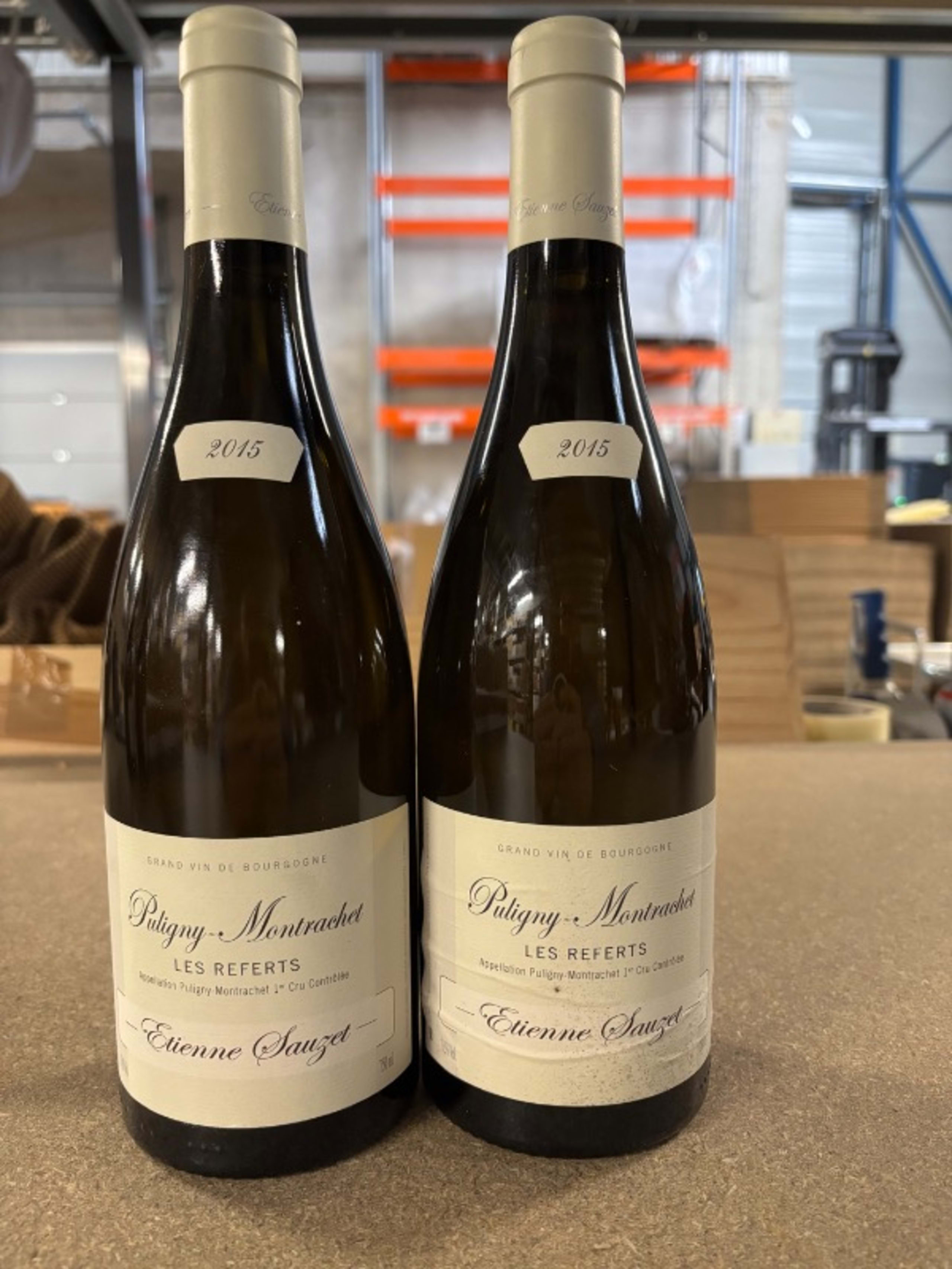 2 x Puligny-Montrachet, 1er Cru - Les Referts, Étienne Sauzet, 2015