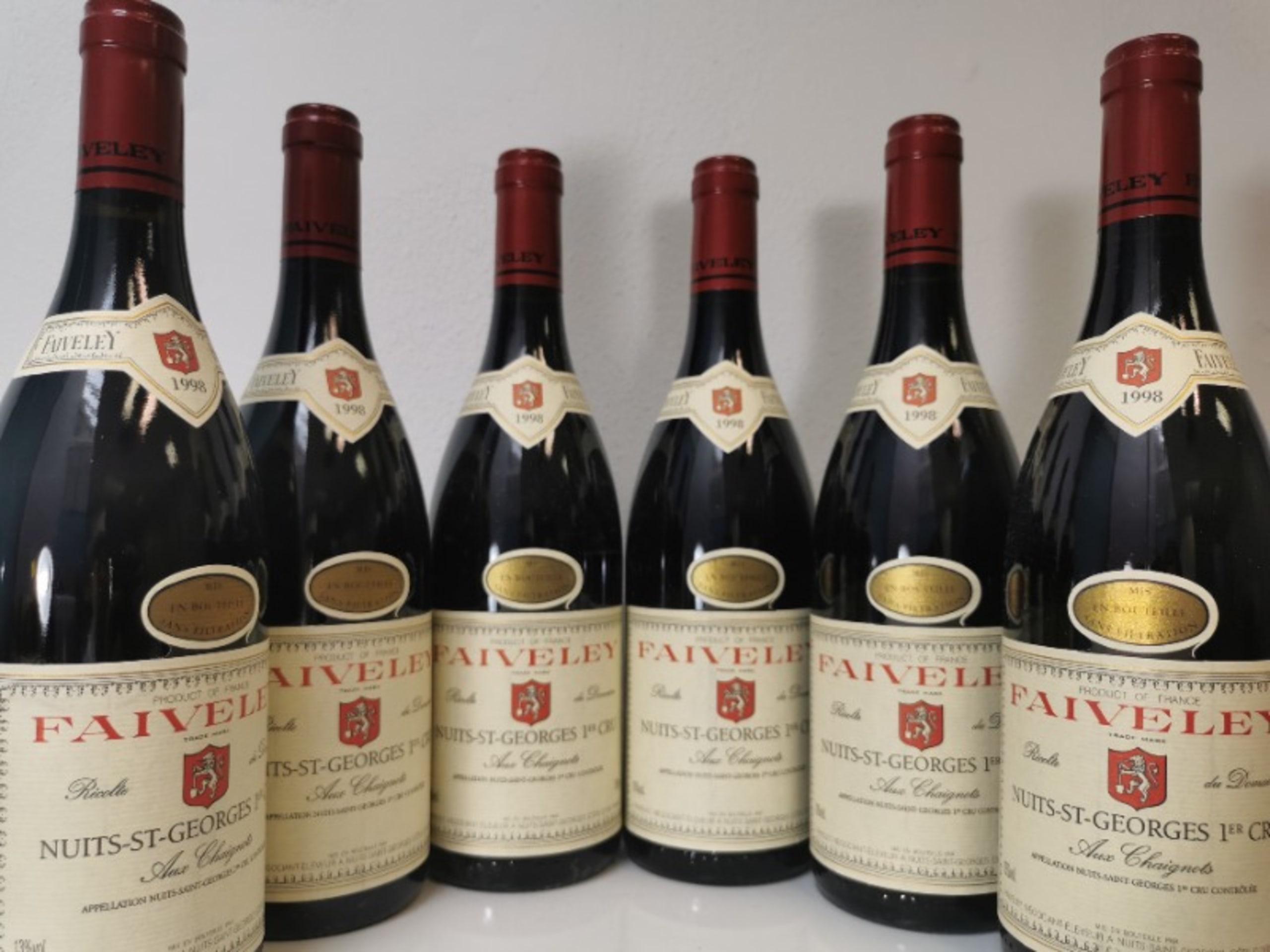 6 x Nuits-Saint-Georges, 1e Cru - 'Aux Chaignots', Domaine Faiveley, 1998