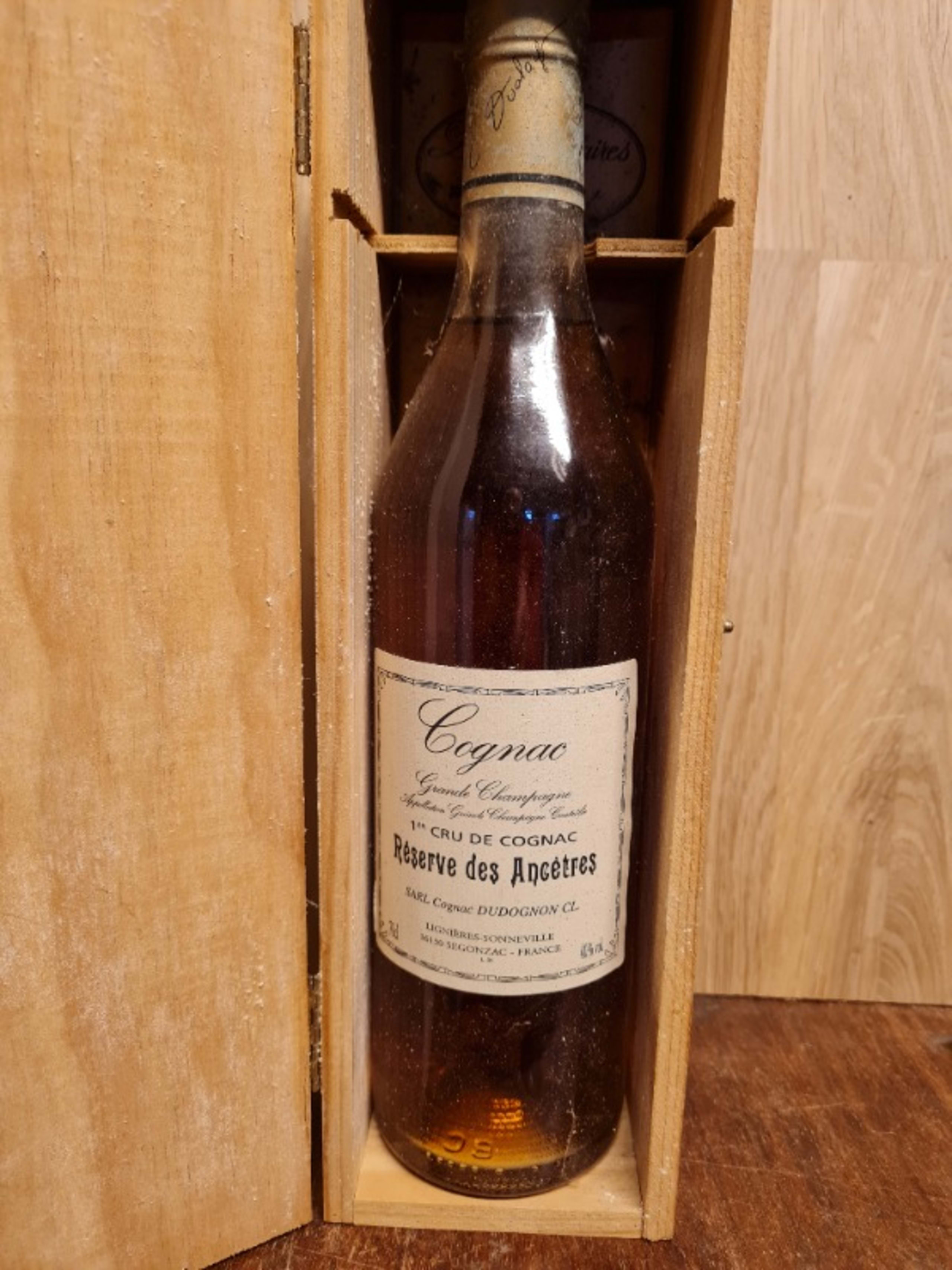 réserve des ancêtres, C. Dudognon 1cru, Cognac, 1990