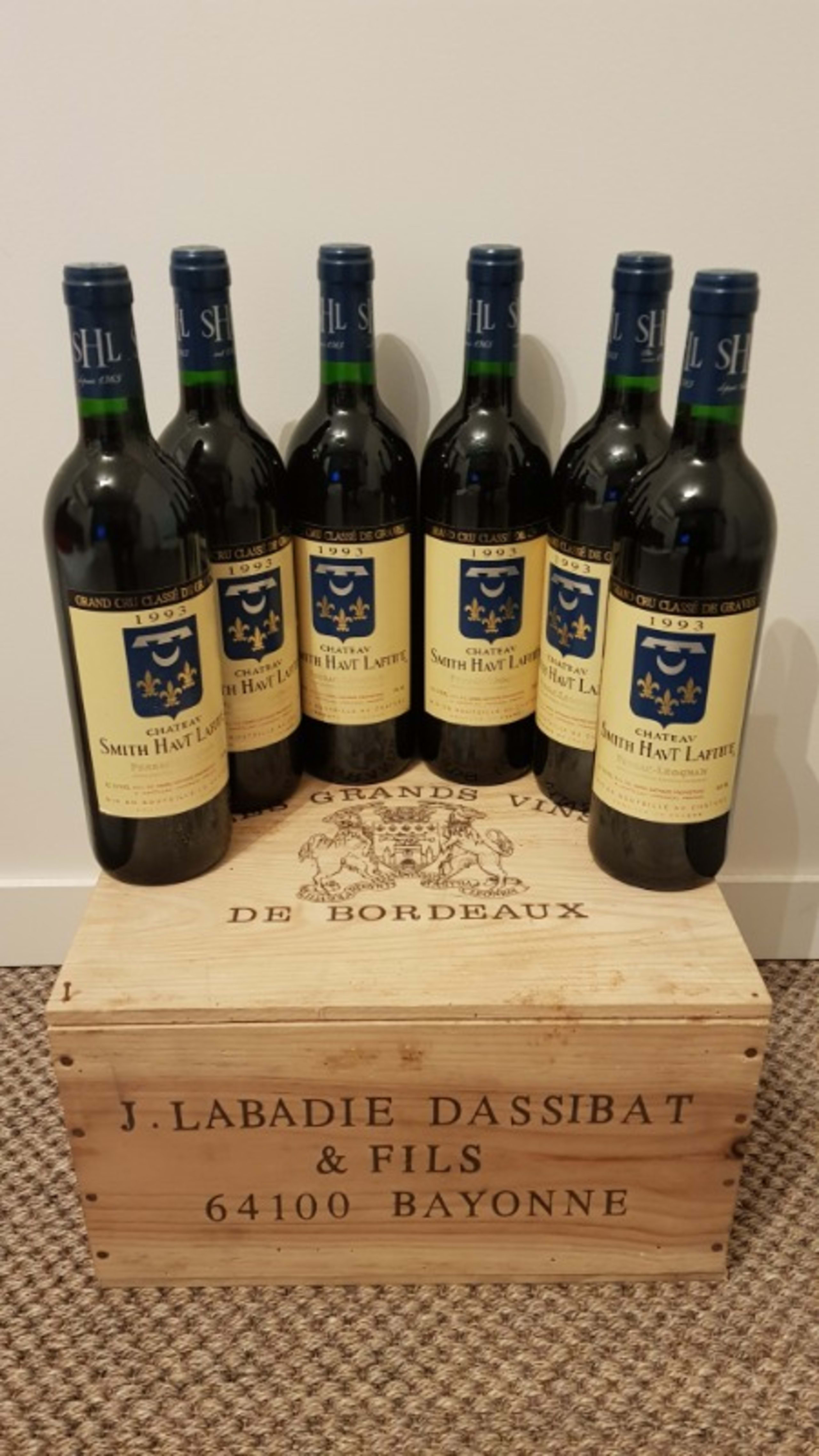 6 x Grand Cru Classé de Graves, Château SMITH HAUT LAFITTE, Pessac-Léognan, 1993