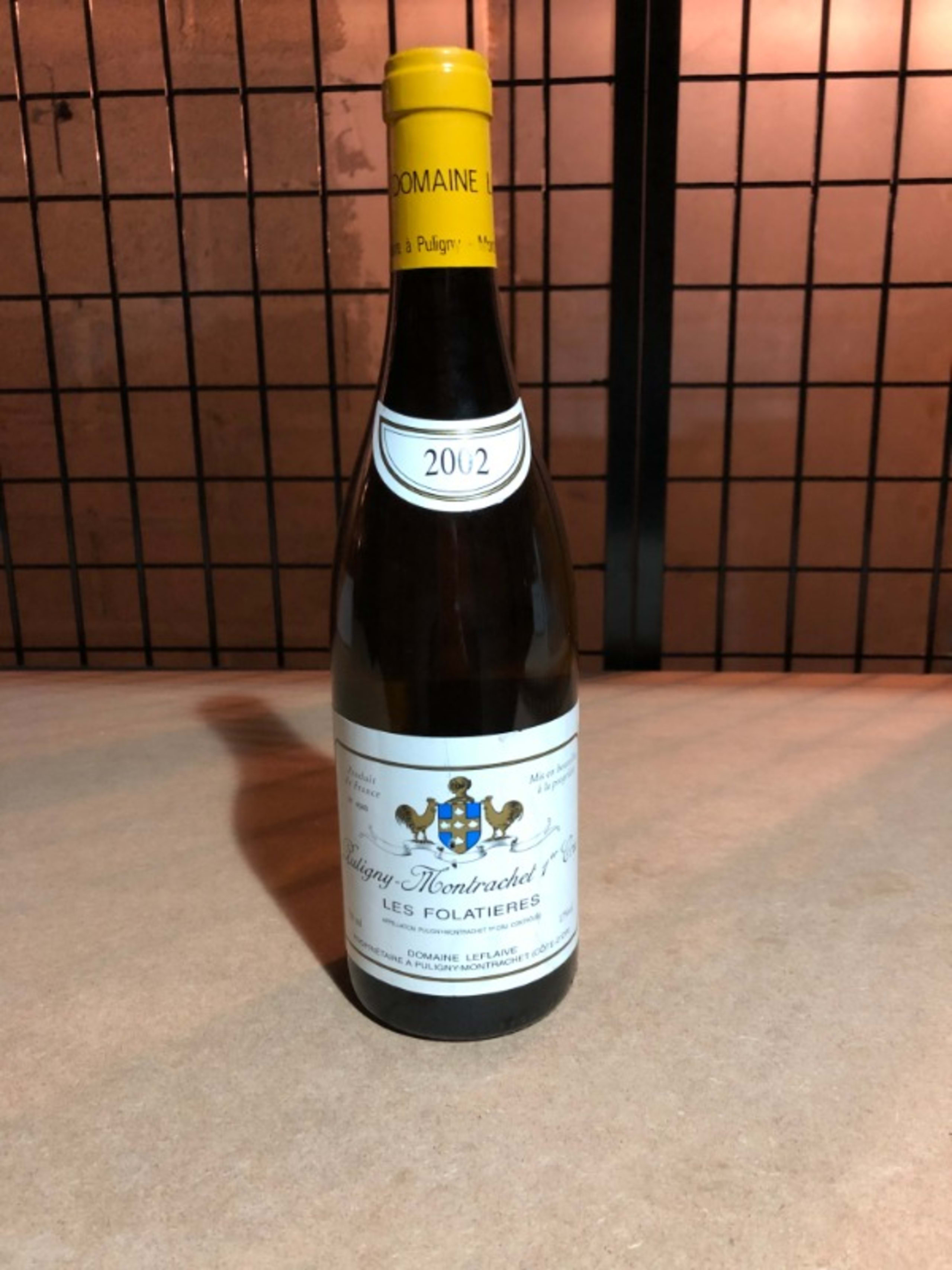 Puligny-Montrachet, 1-er Cru - Folatieres, Domaine Leflaive, 2002