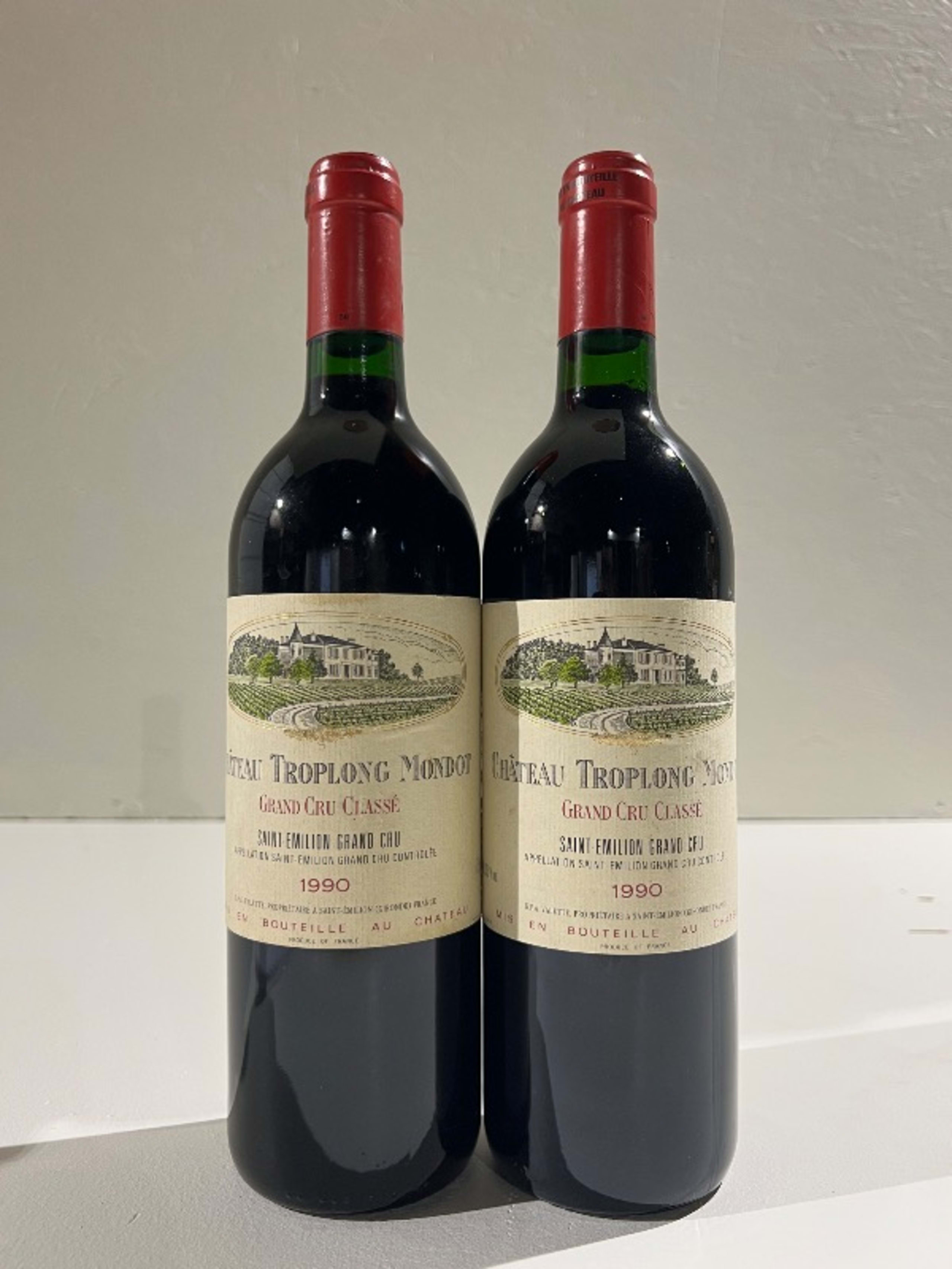2 x Château Troplong Mondot, Saint-Émilion Grand Cru, 1990