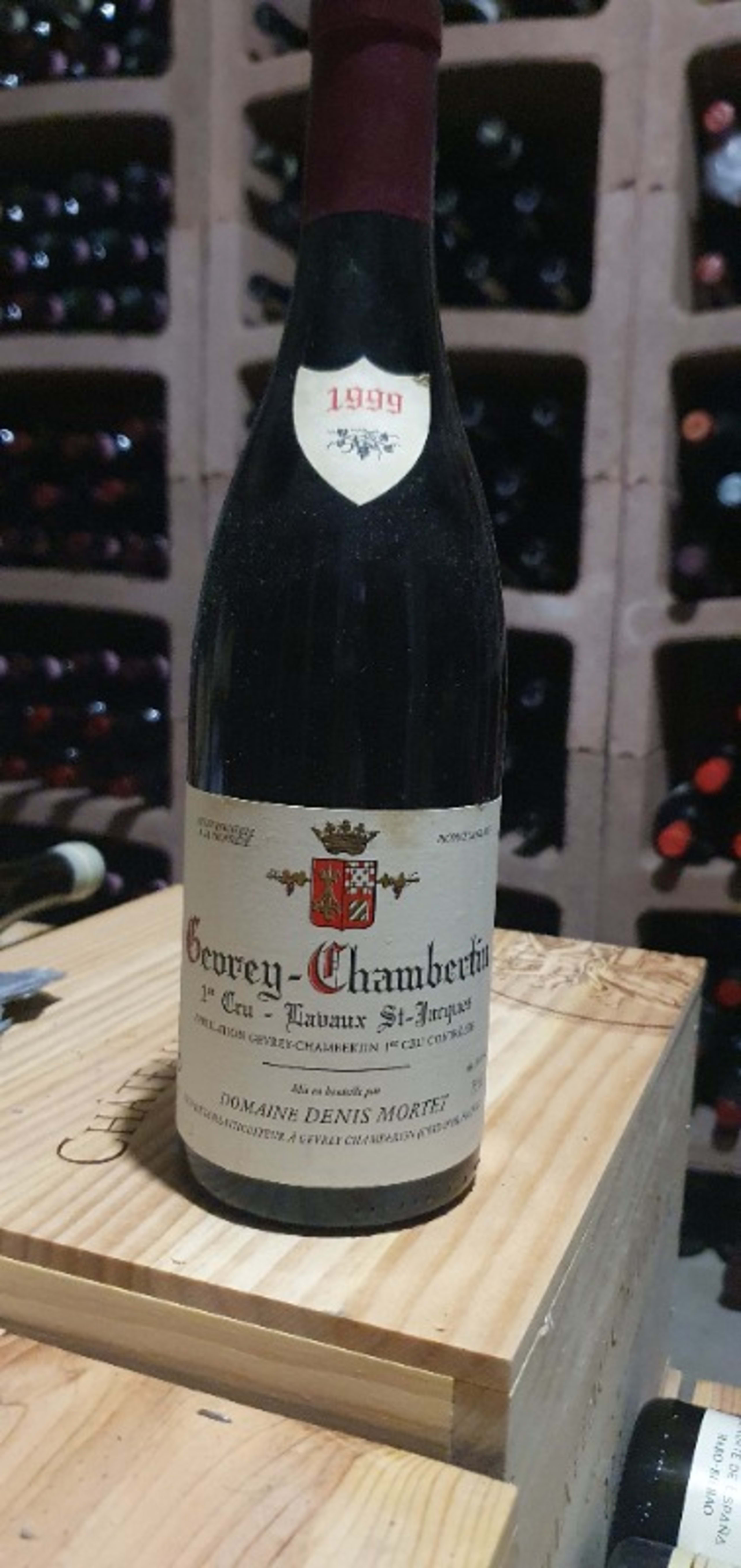 Gevrey-Chambertin, 1er cru Lavaux Saint-Jacques, Denis Mortet, 1999