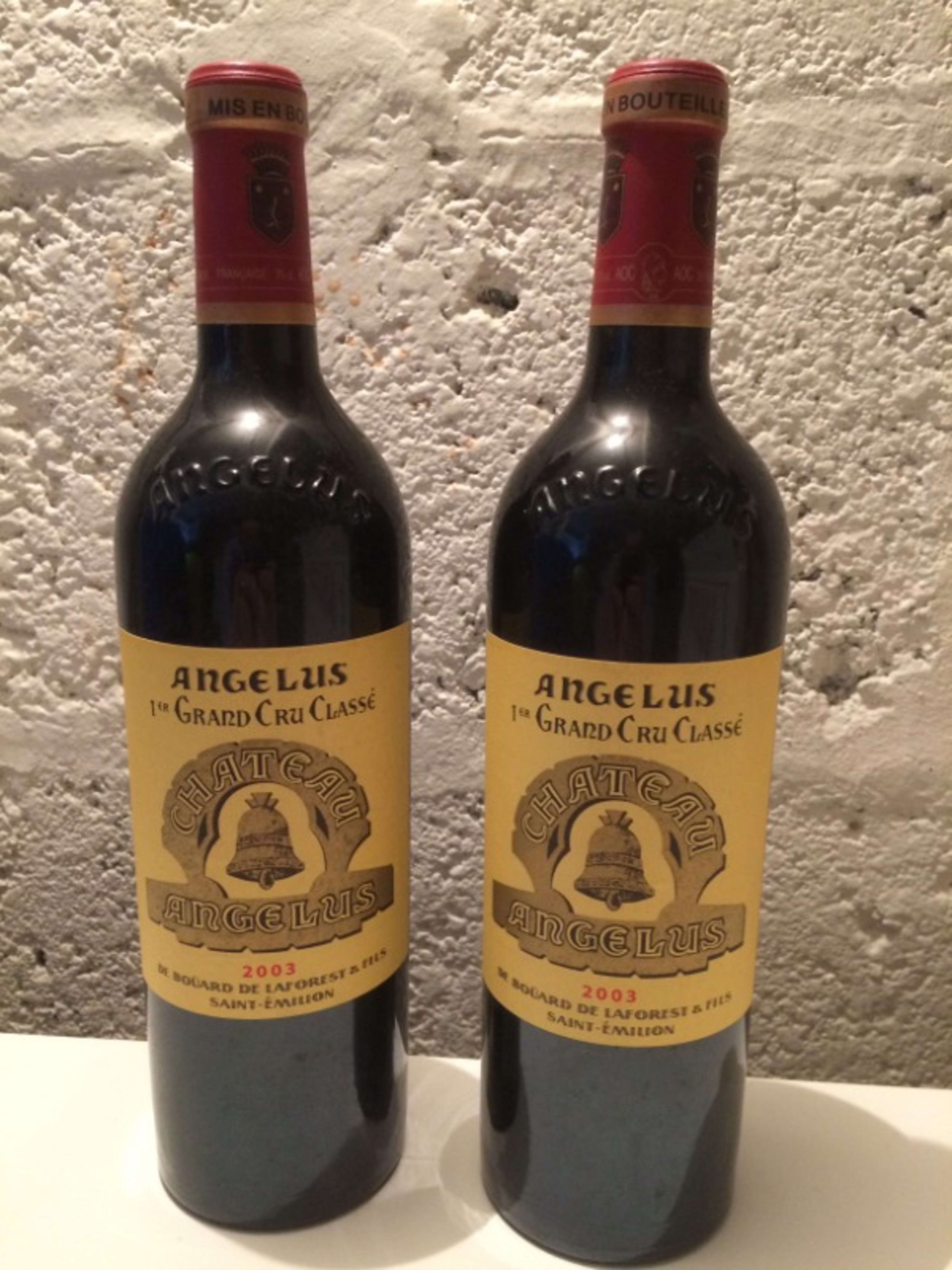 2 x 1er Gand Cru Classé, Château Angelus, Saint-Émilion, 2003
