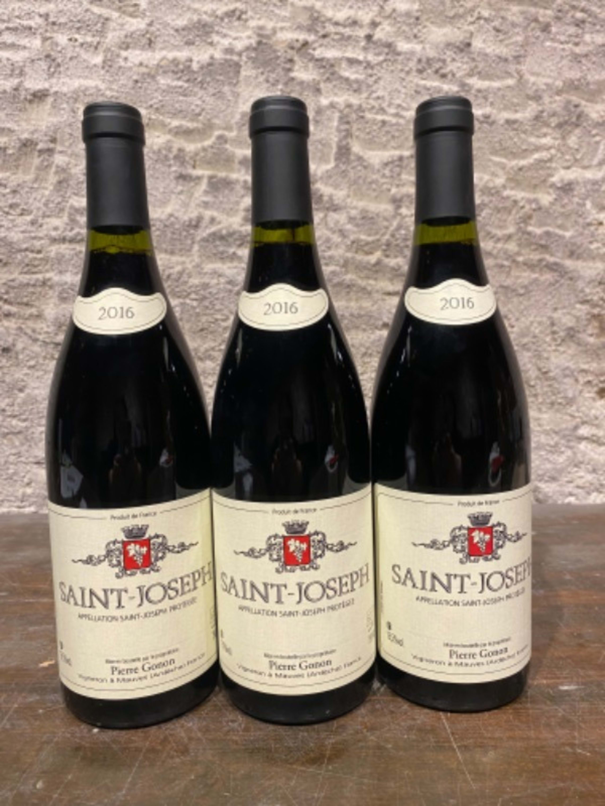 3 x Saint-Joseph, Domaine Pierre Gonon, 2016