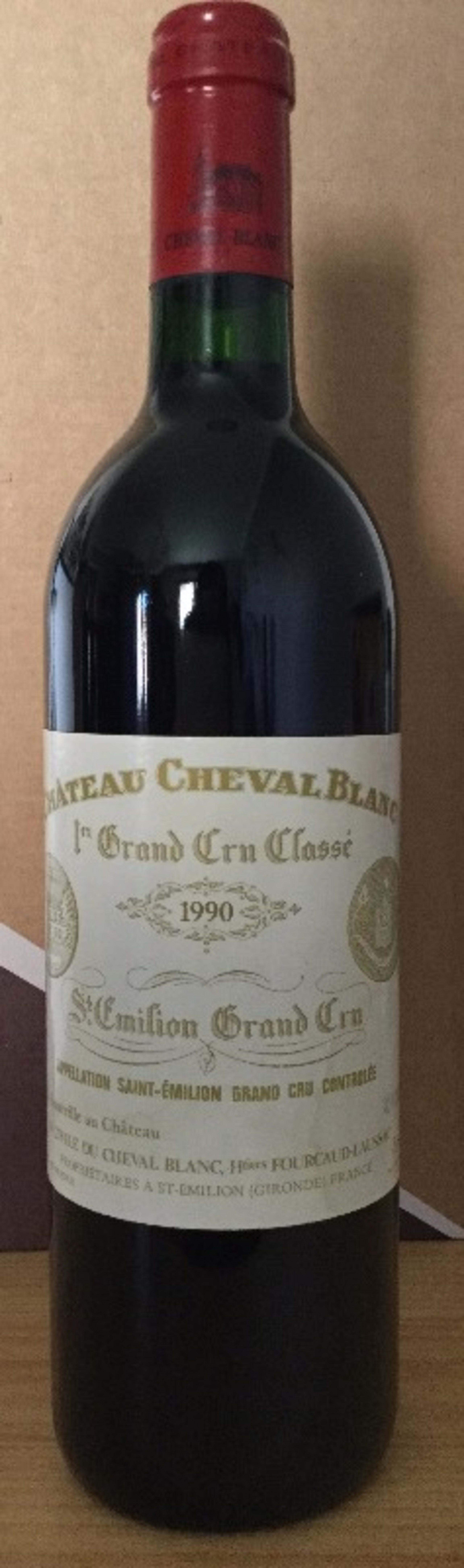 Saint-Émilion Grand Cru, Château Cheval Blanc, 1990