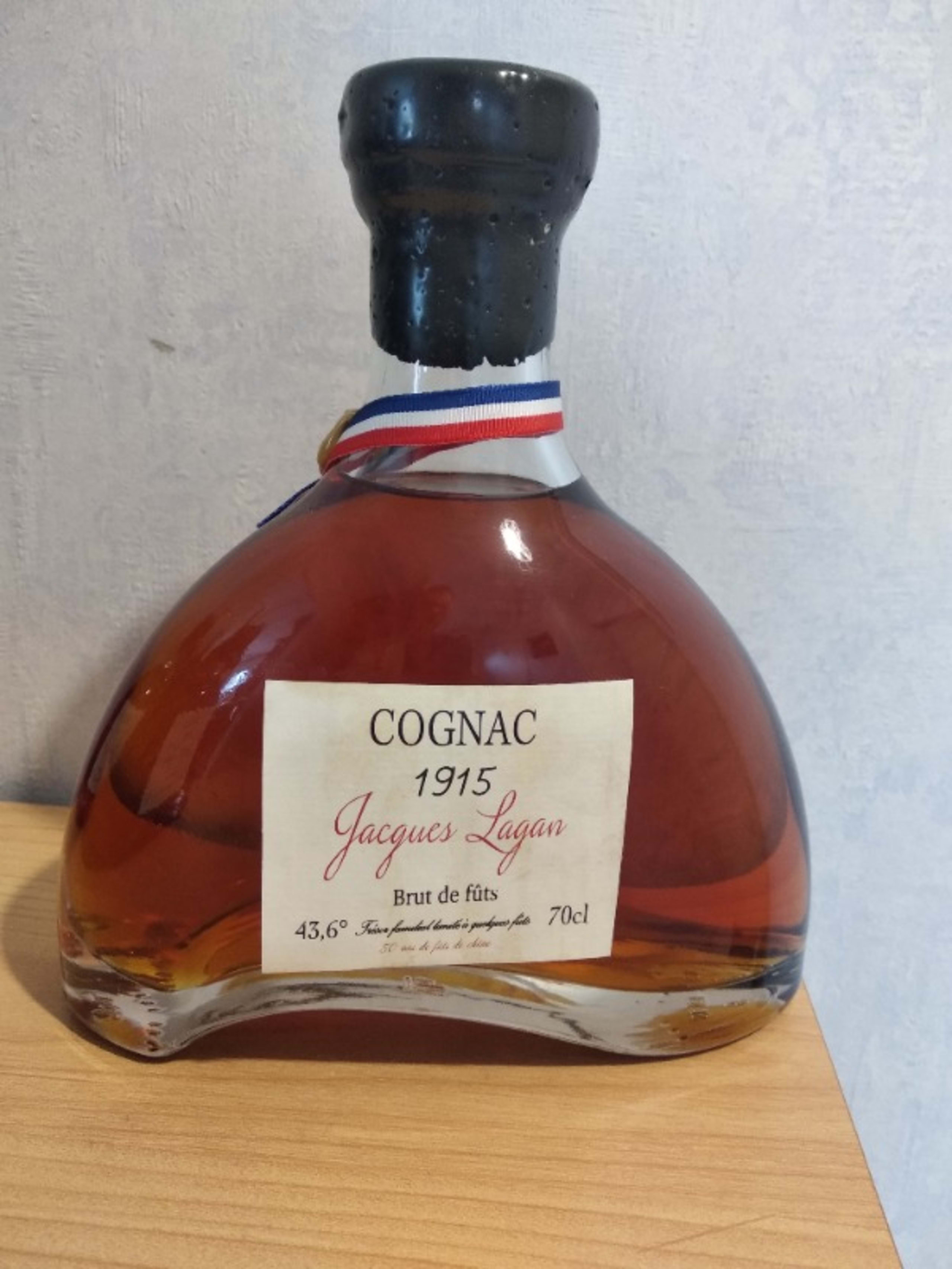 Brut de futs, jacques LAGAN, Cognac, 1915