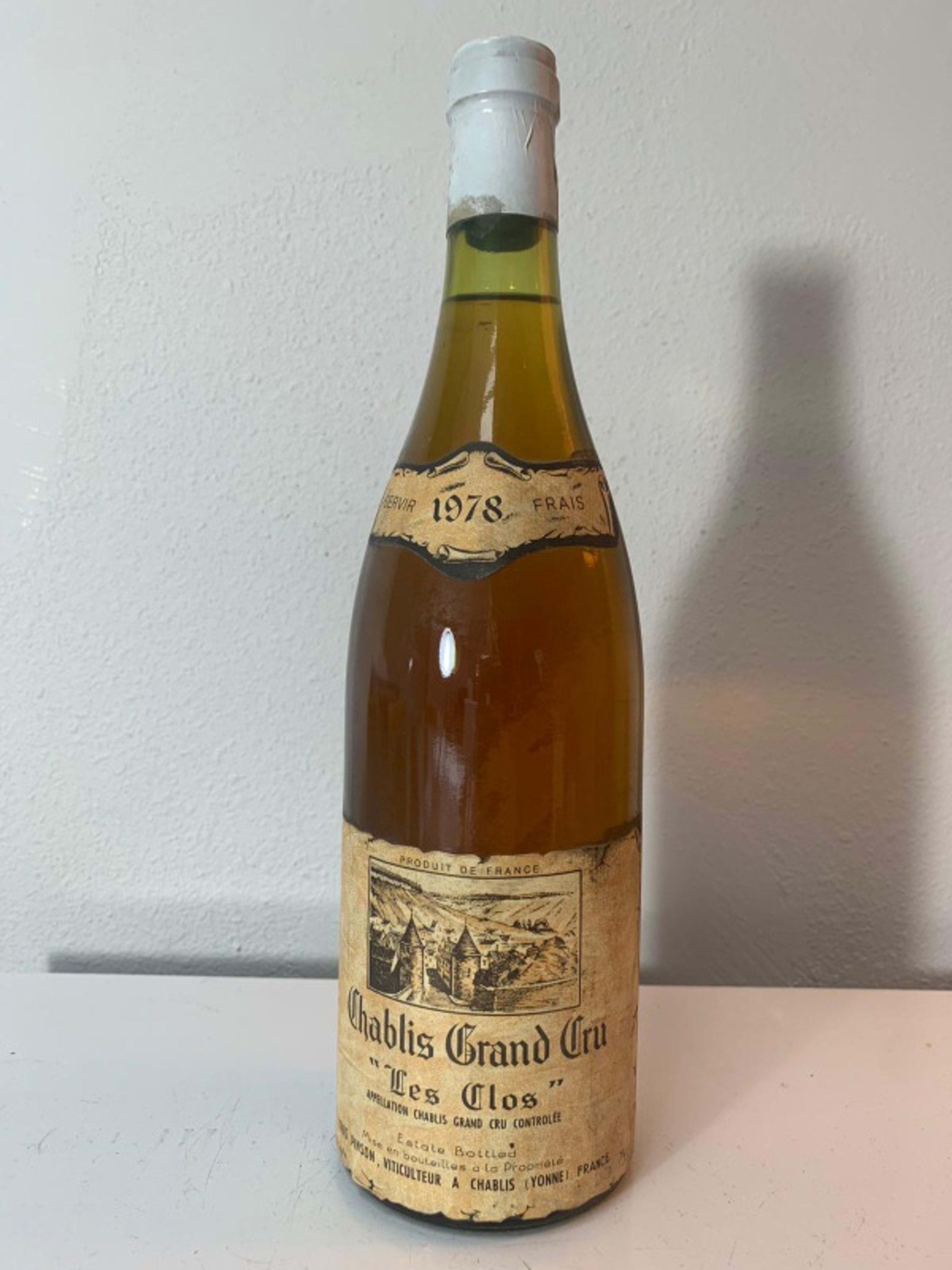 Chablis Grand Cru, Les Clos, Louis Pinson, 1978
