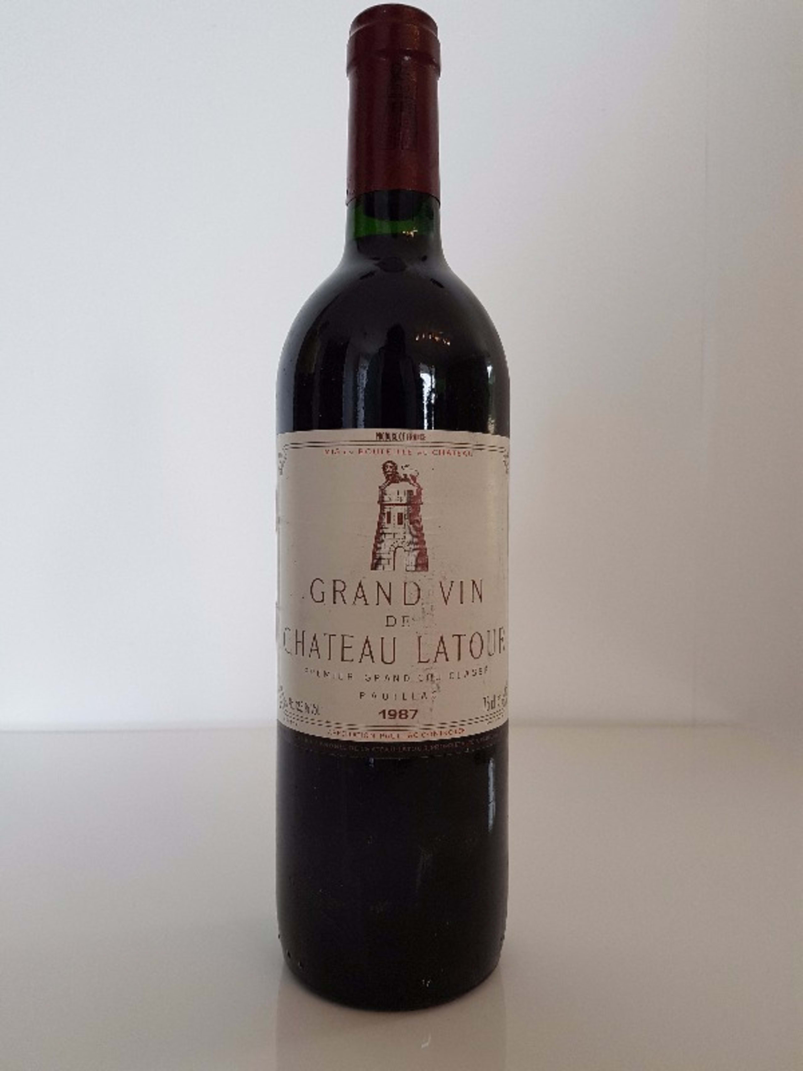 Grand vin de Château Latour, Pauillac, 1987