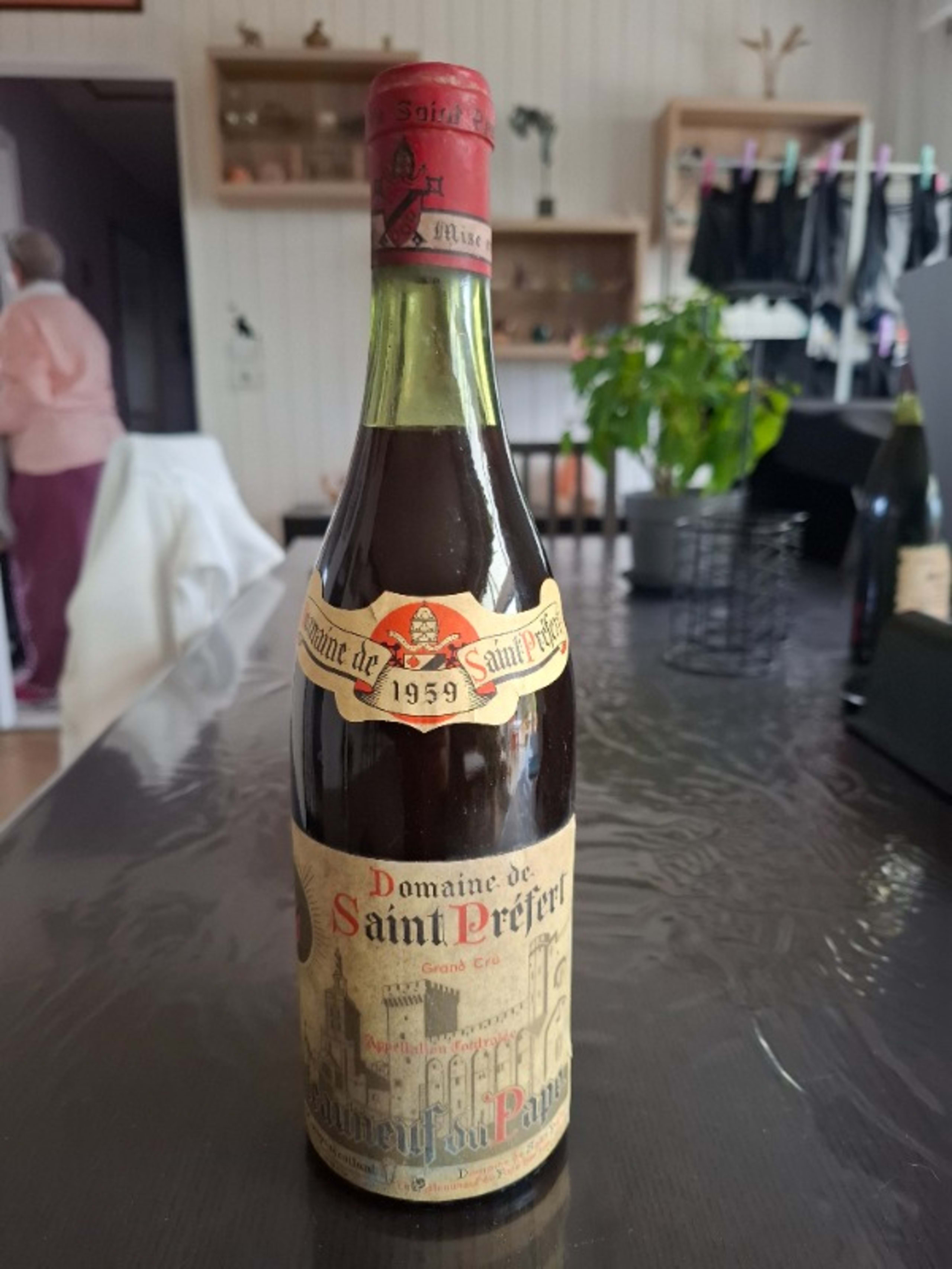 Châteauneuf-du-Pape, Domaine Saint Préfert, 1959